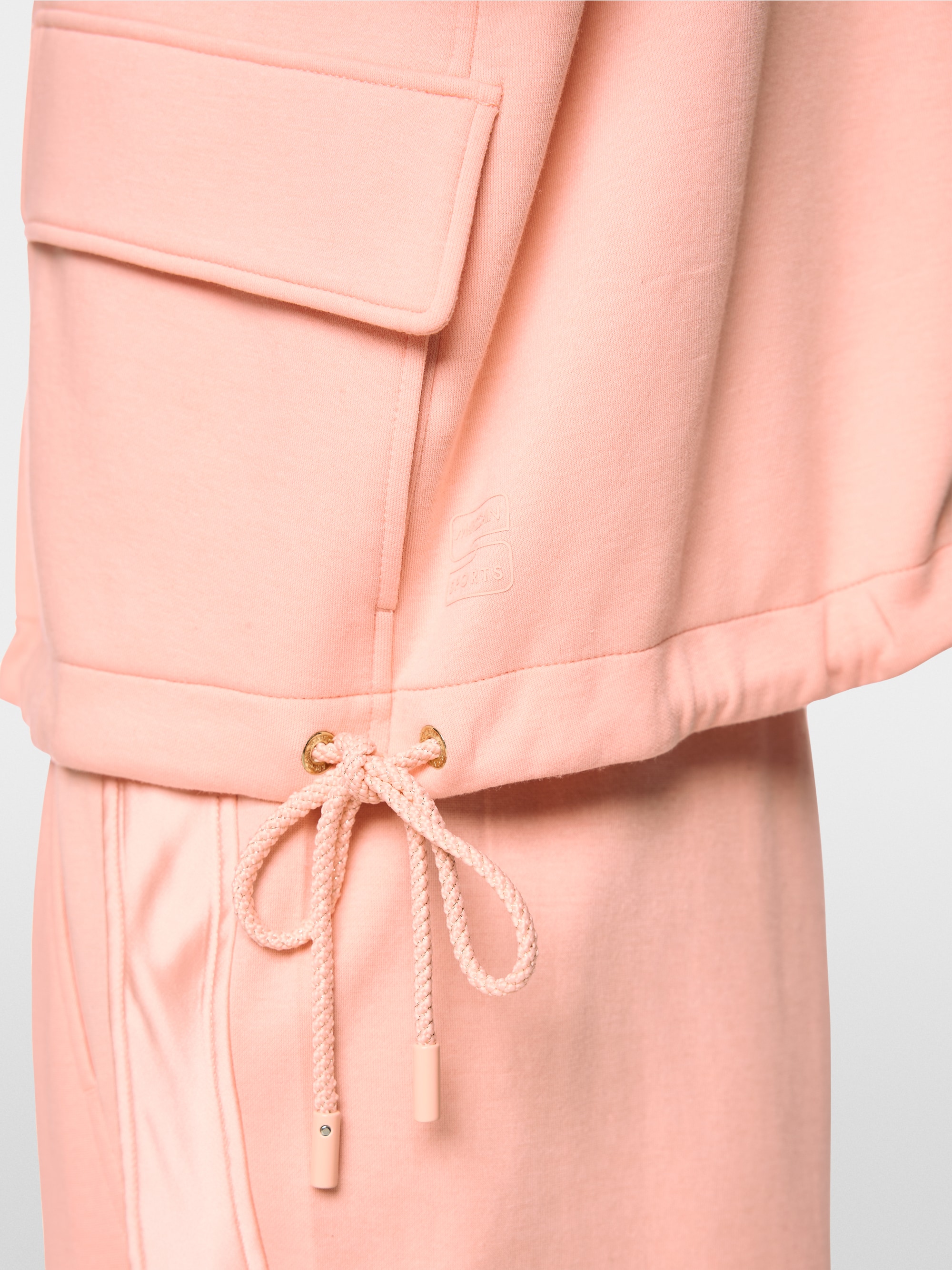 Gilet en mélange de coton à col camionneur