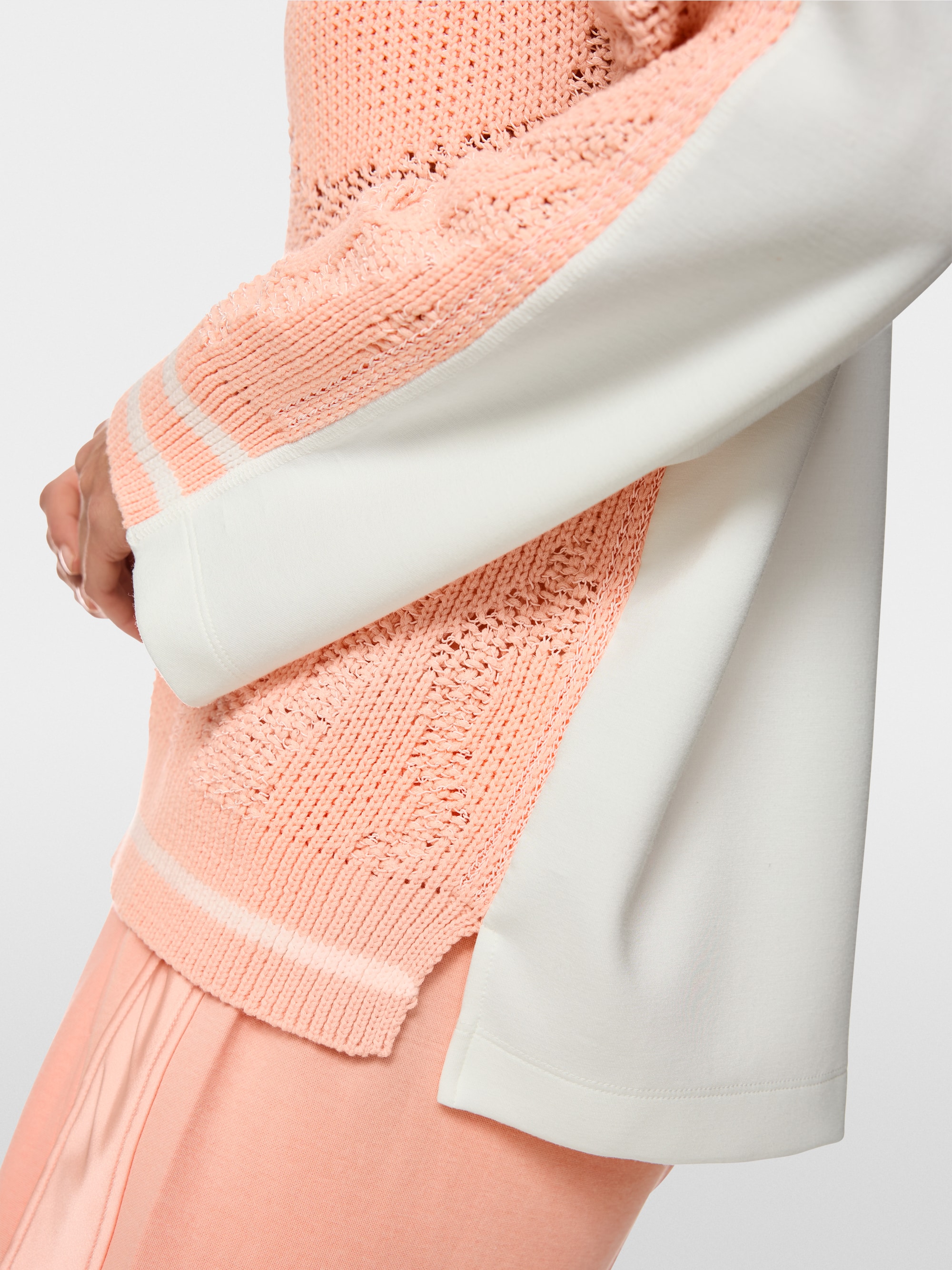 ‘Knitted in Germany’ V-neck jumper