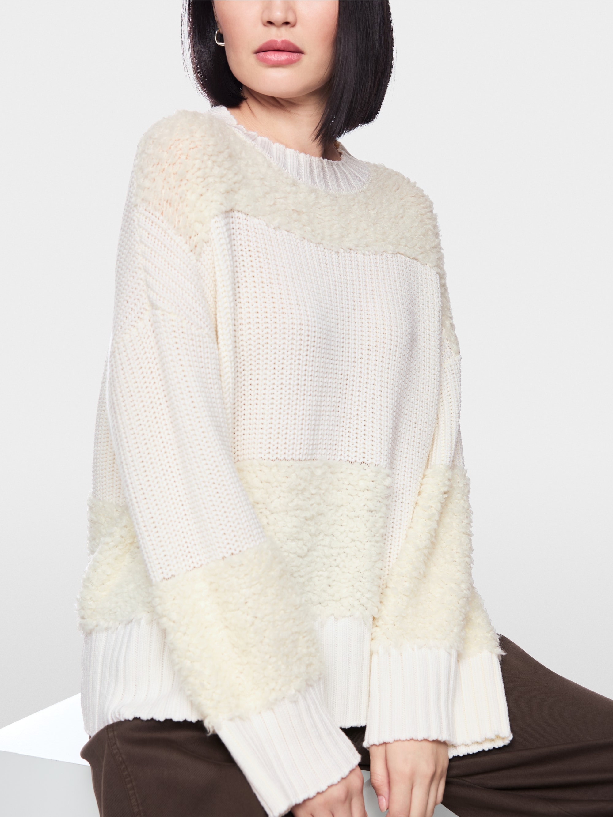 ‘Knitted in Germany’ wool blend jumper