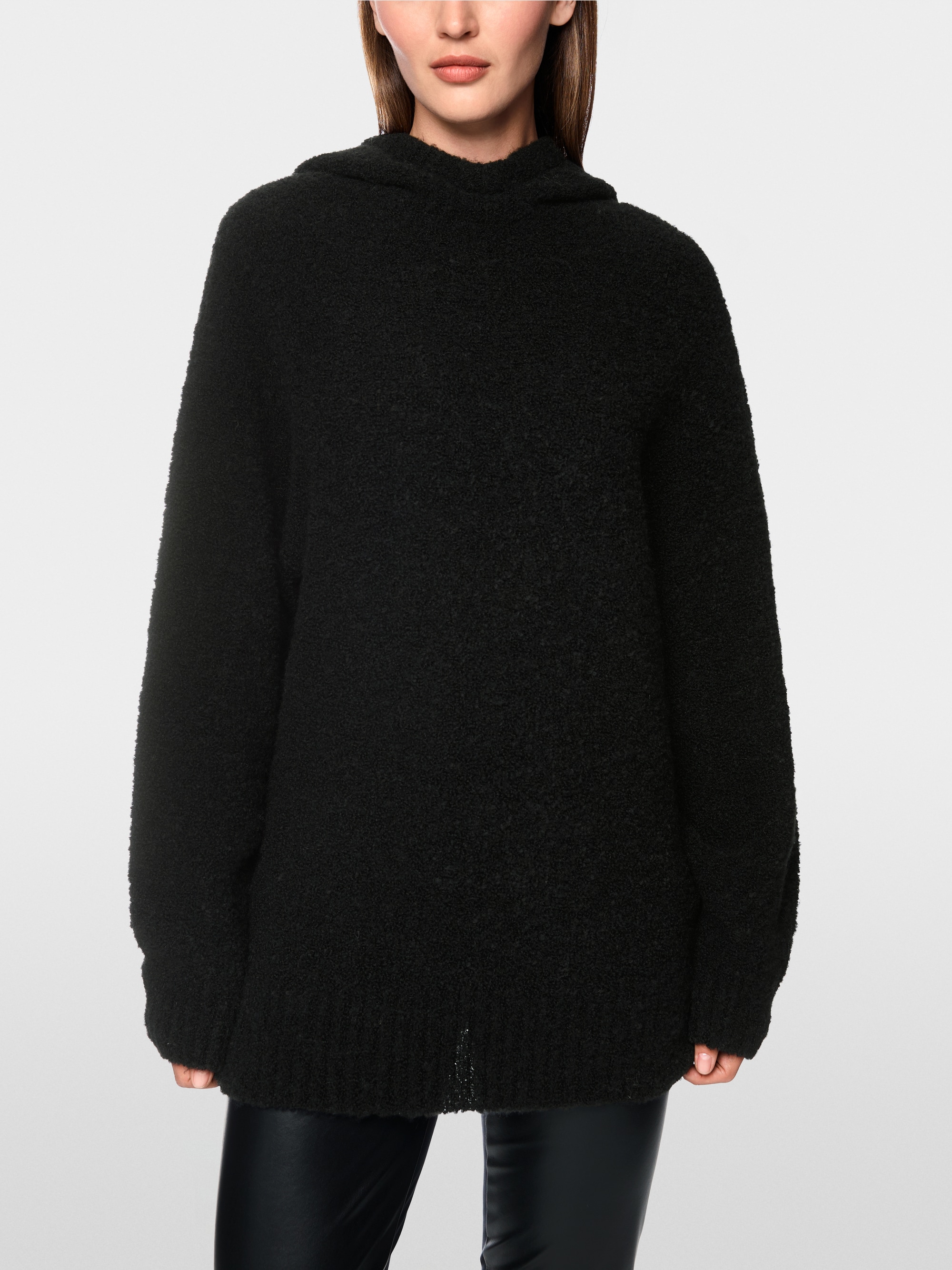 ‘Knitted in Germany’ oversized hoodie