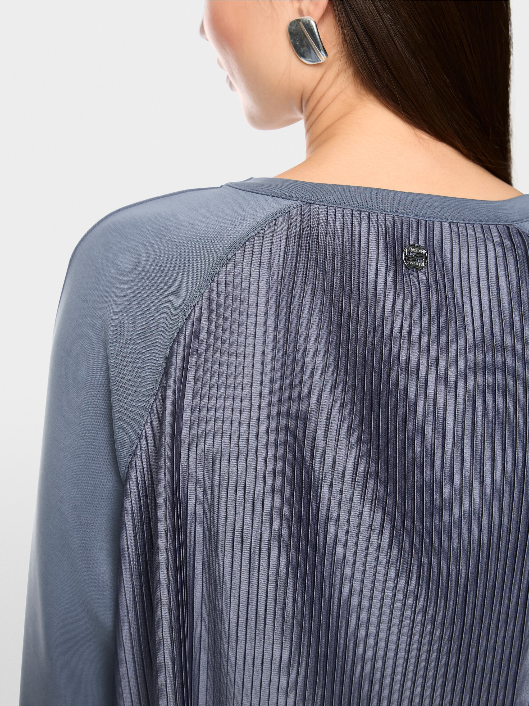 Sweat-shirt avec détails plissés