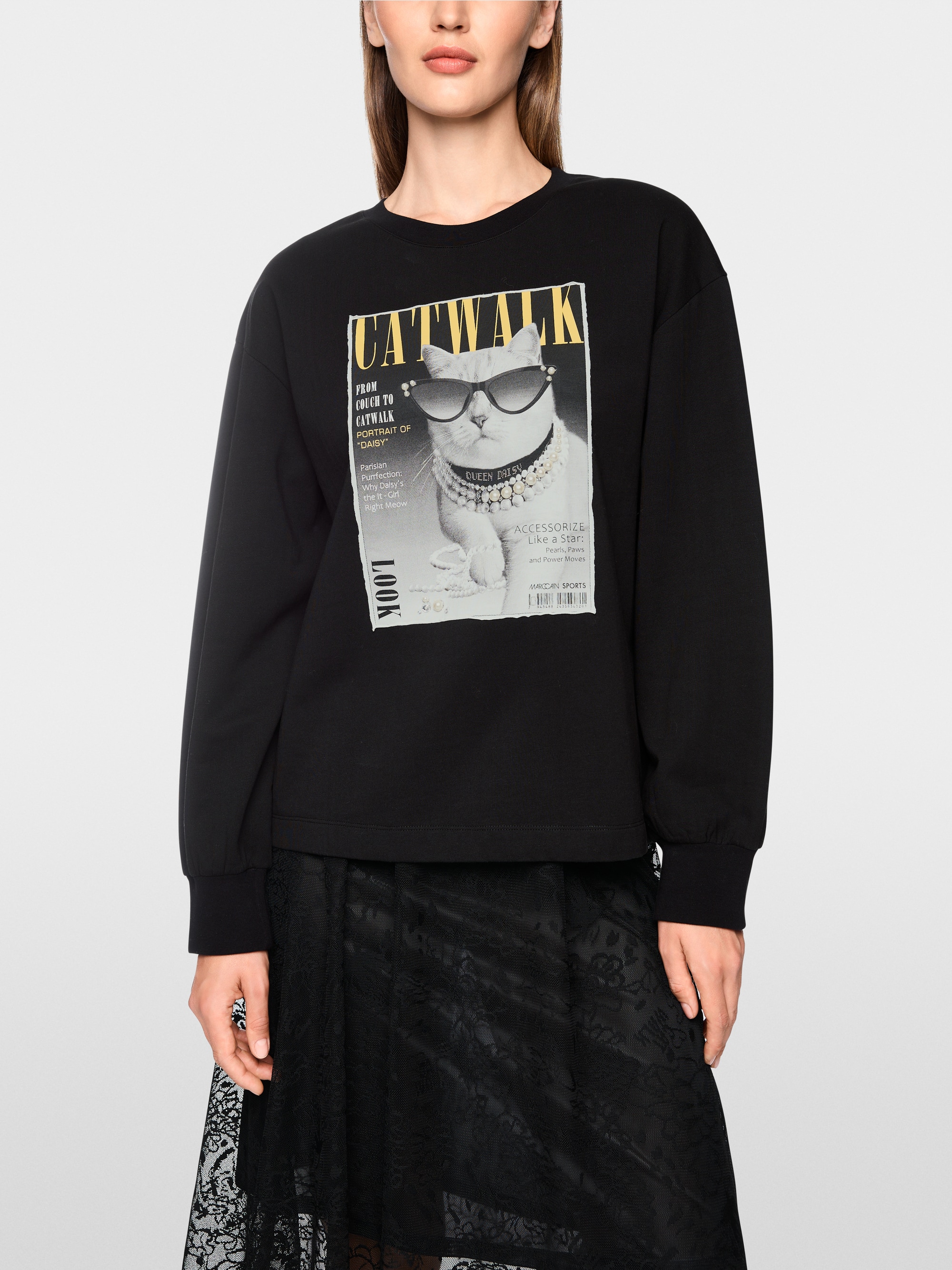 Sweatshirt with iconic print