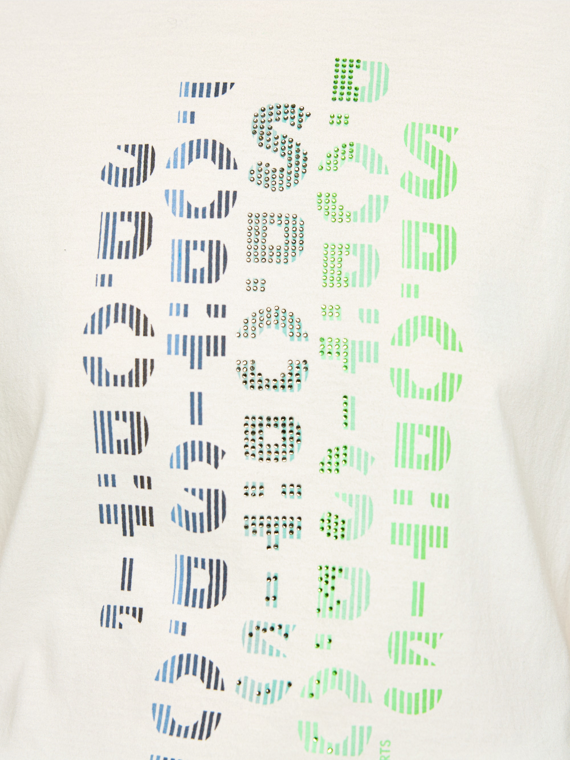 T-shirt en coton imprimé