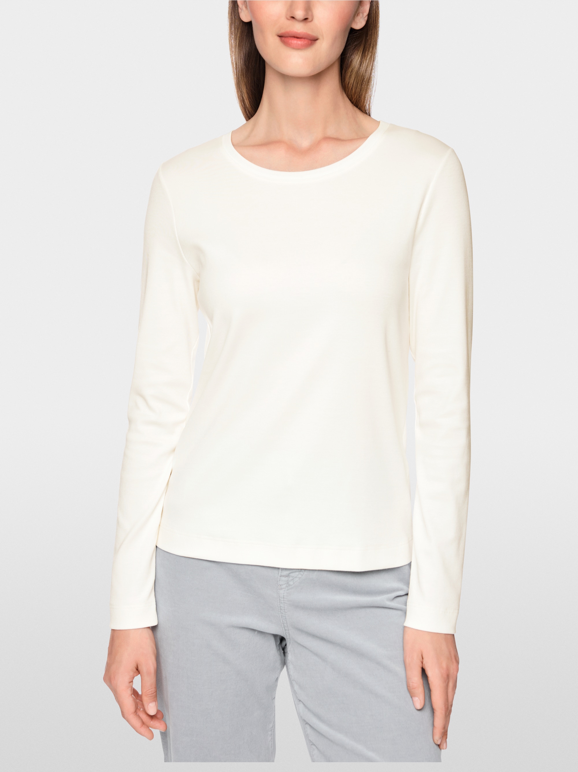 Ribbed knit shirt