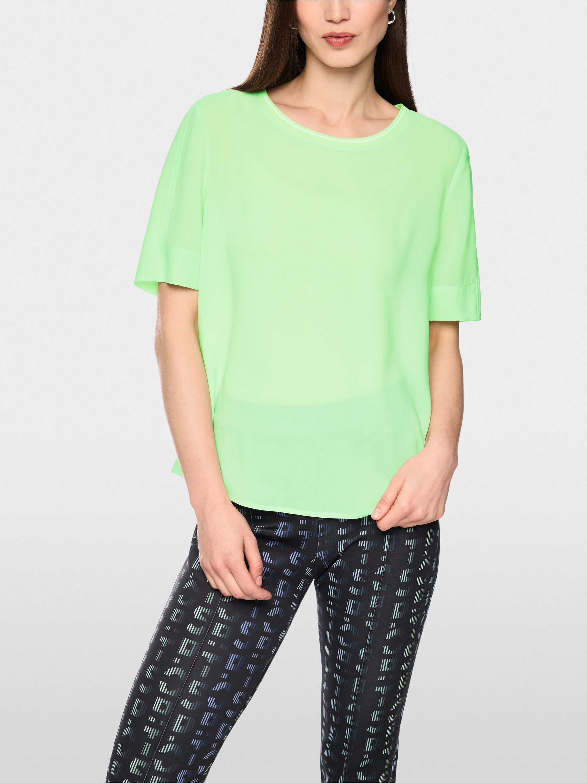 Loose-fit blouse shirt