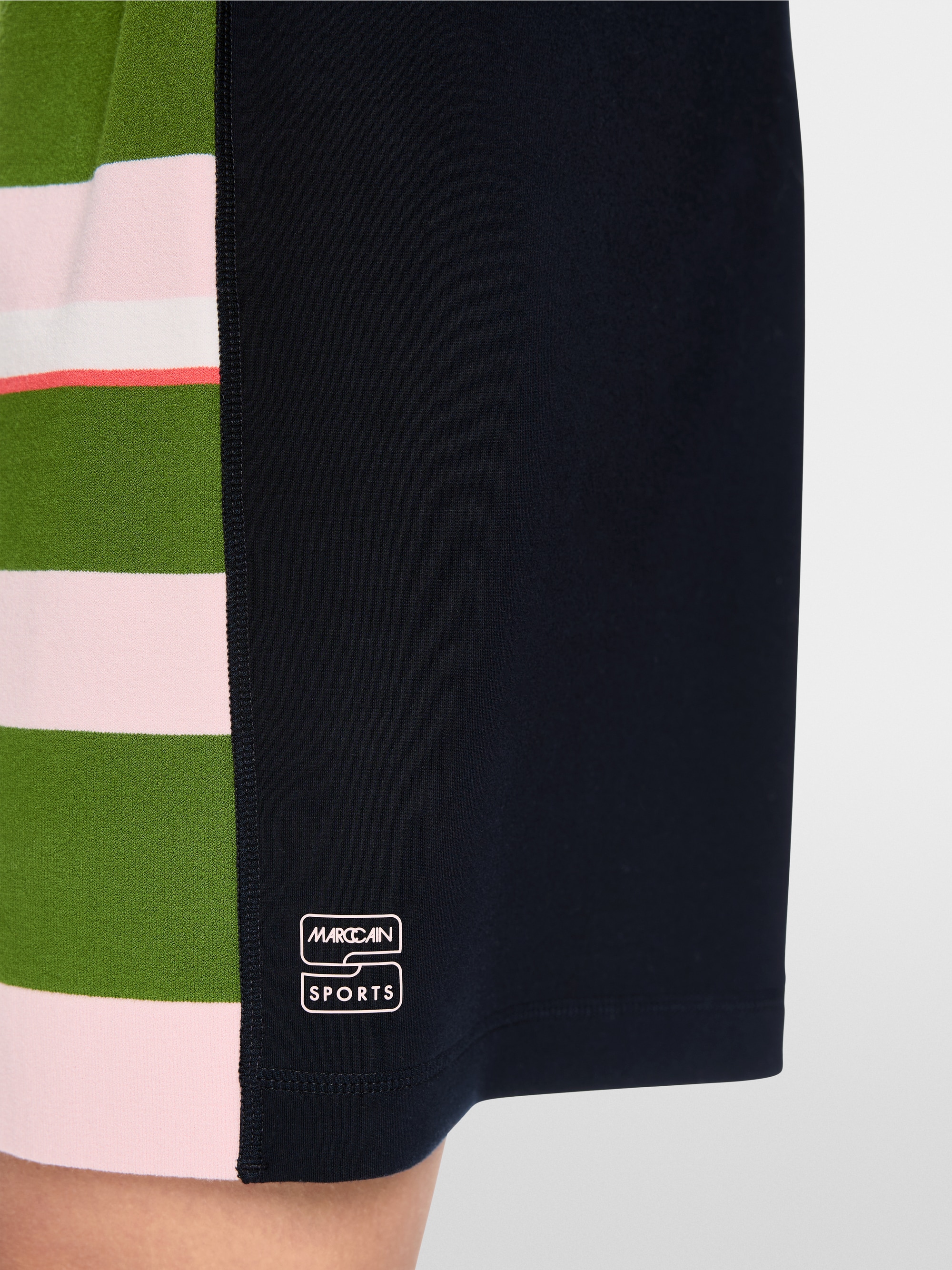 ‘Knitted in Germany’ striped skirt