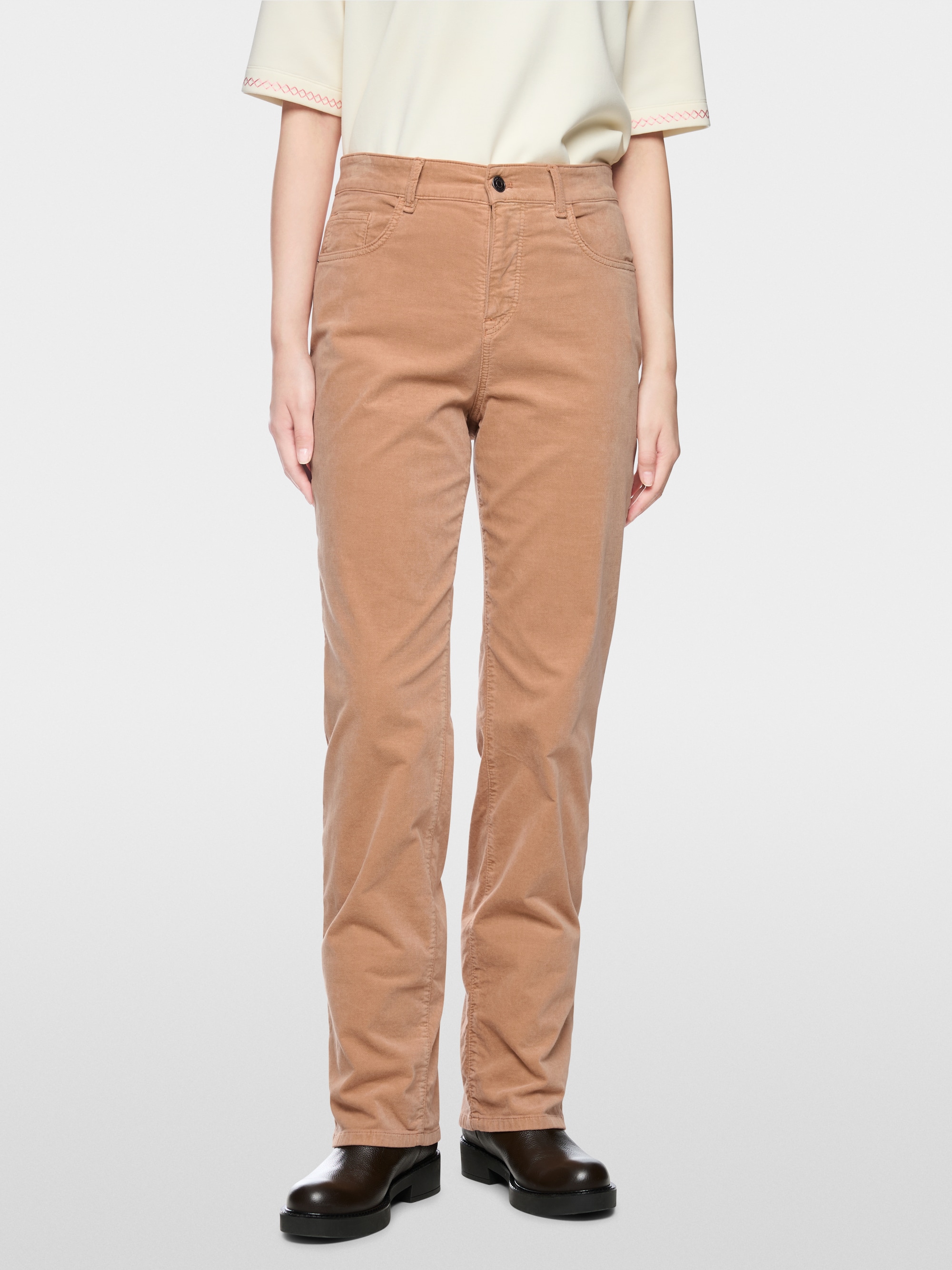 FENDOU straight-cut trousers