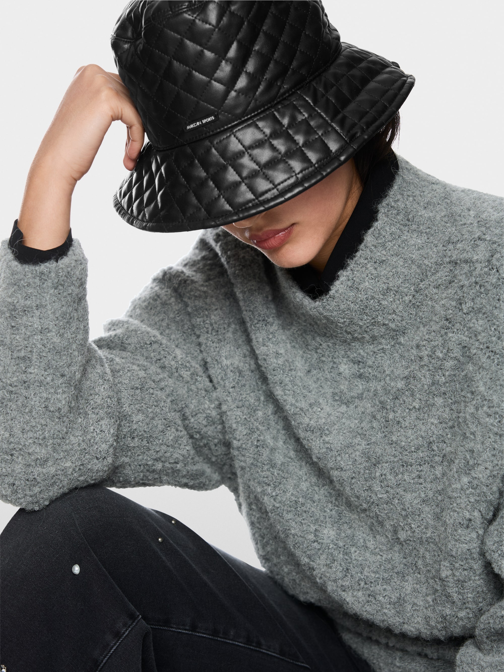 Quilted bucket hat