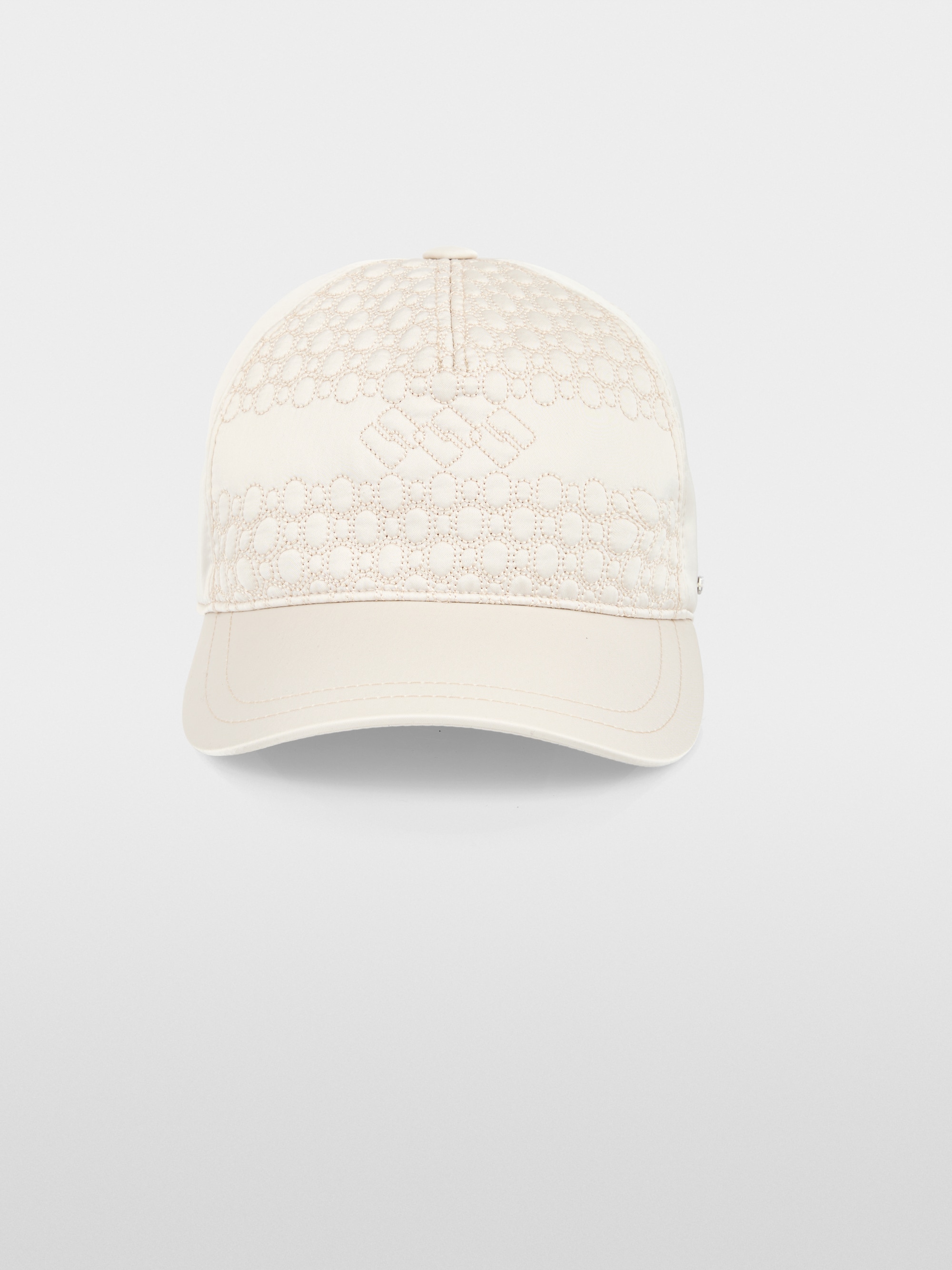 Casquette à visière avec surpiqûres