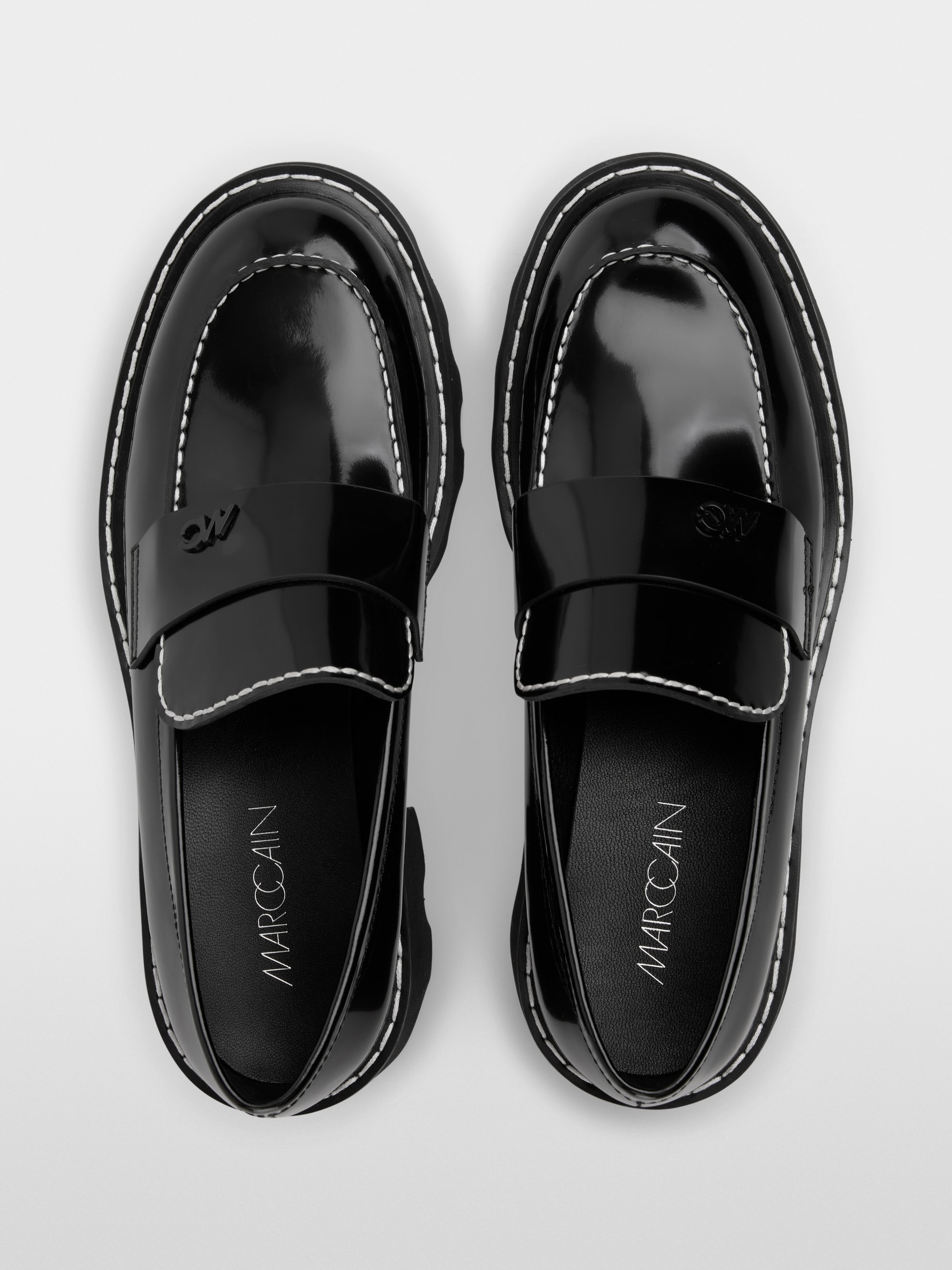 Loafers with chunky soles