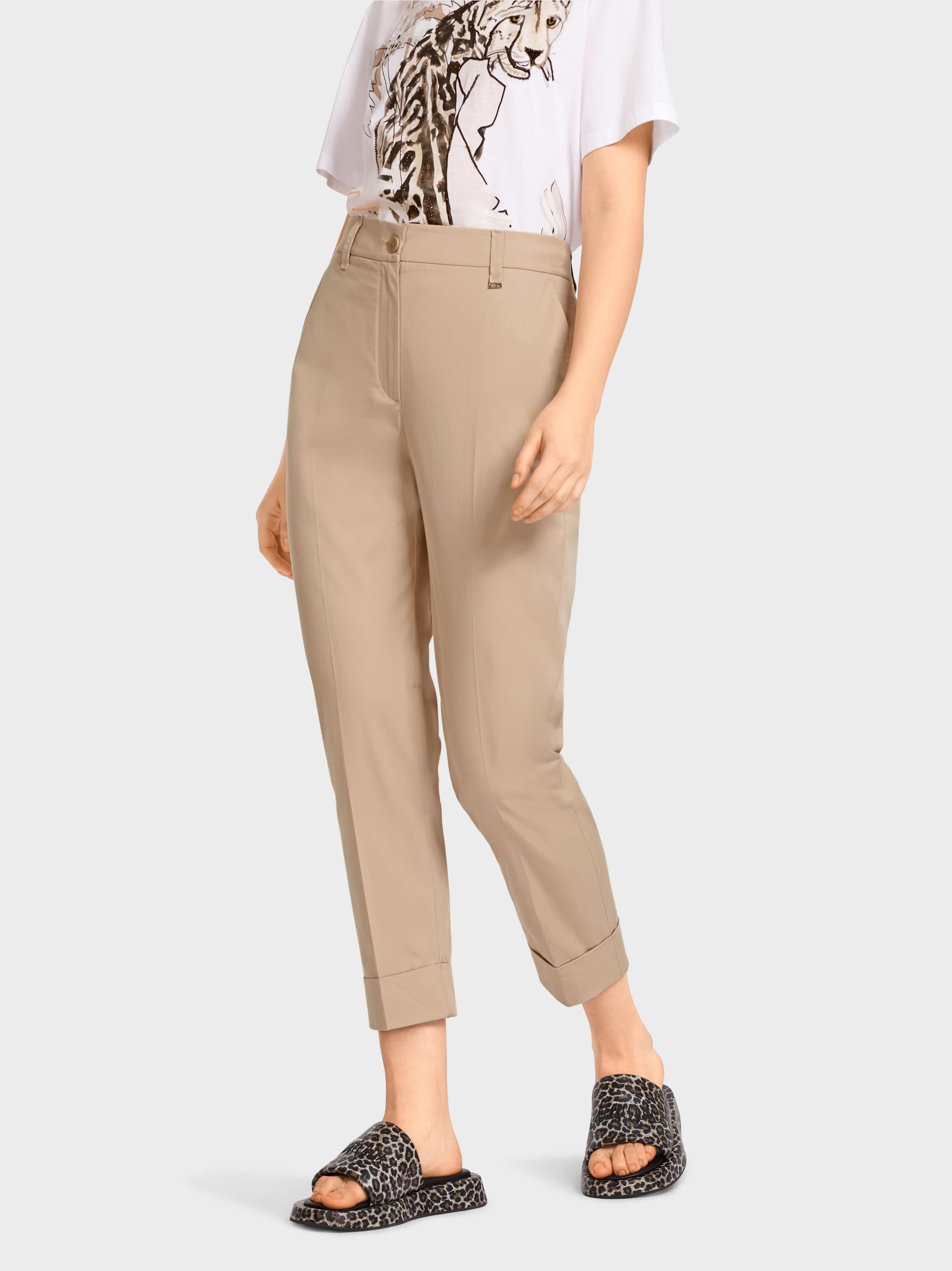 Hose FRANCA mit Bügelfalte und Stulpe
