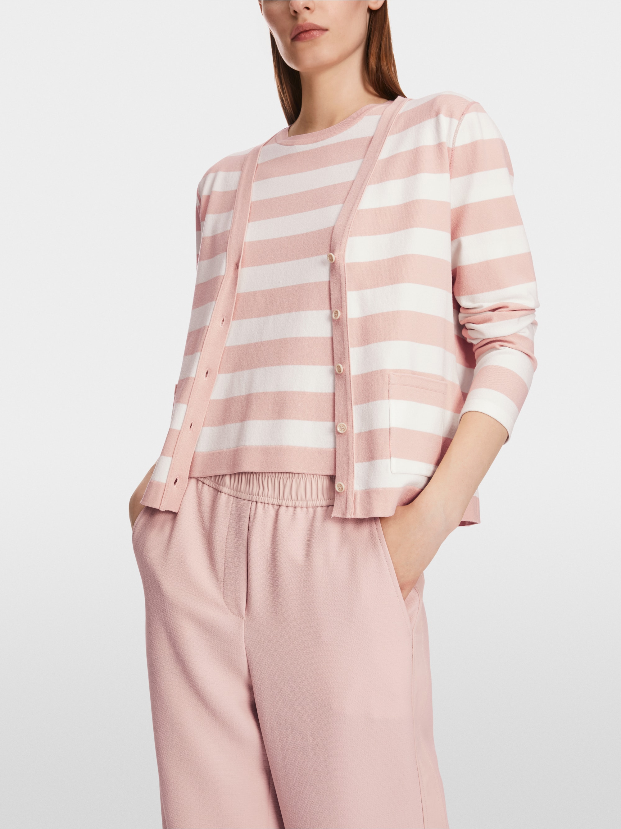 Cardigan à rayures Knitted in Germany