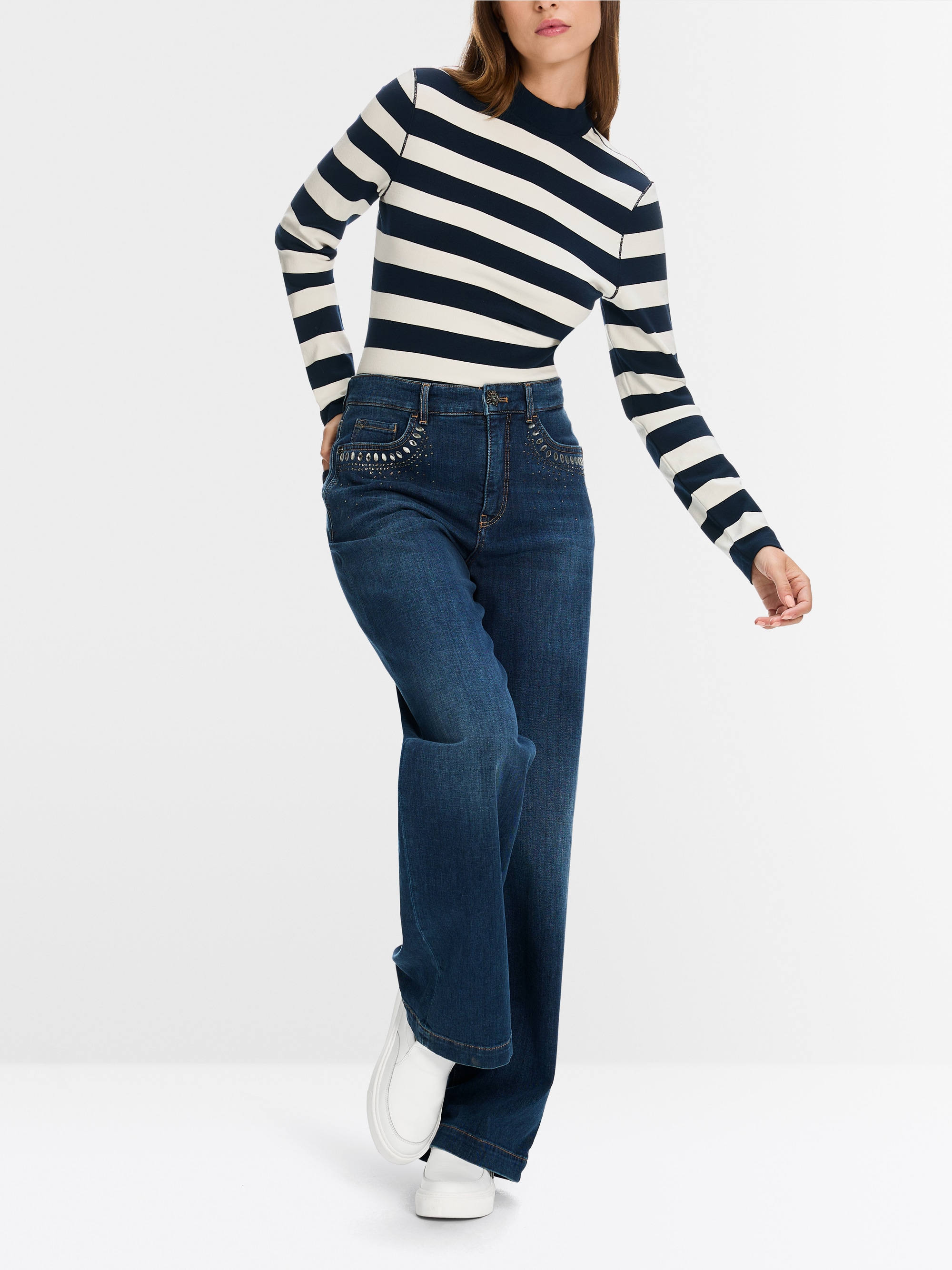 Sweater à rayures Knitted in Germany