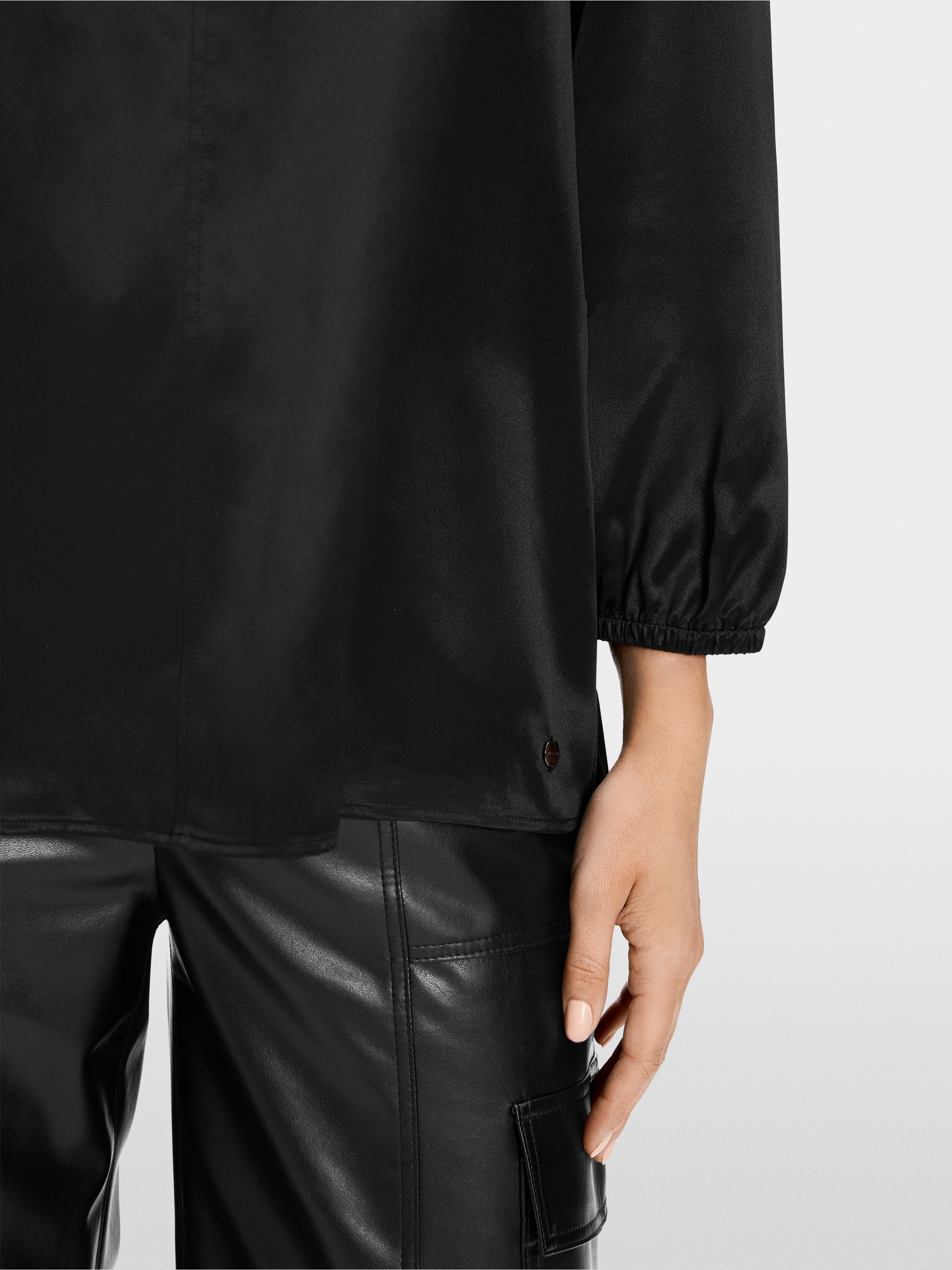 Losse zijden blouse