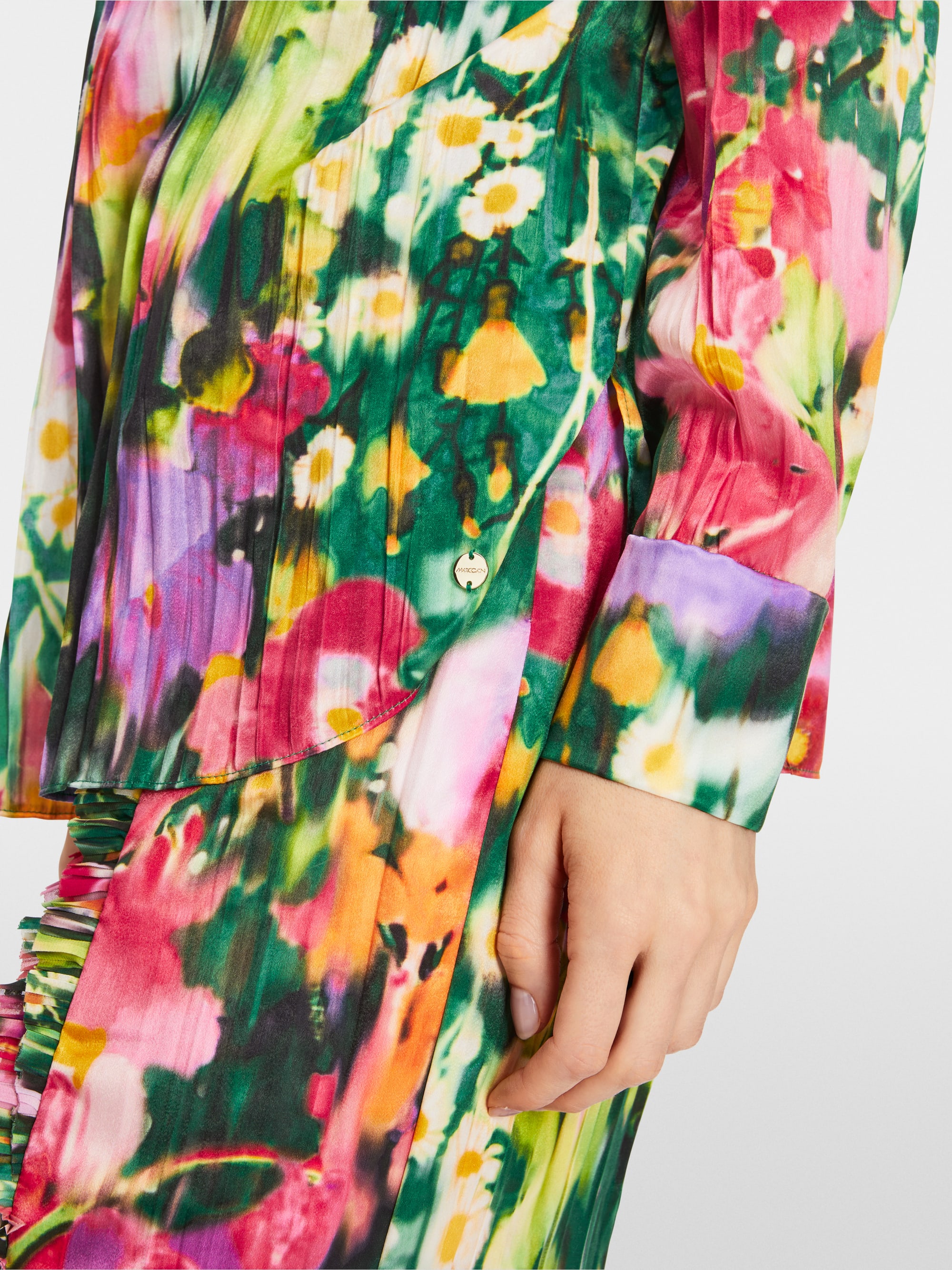 Blouse met bloemenprint