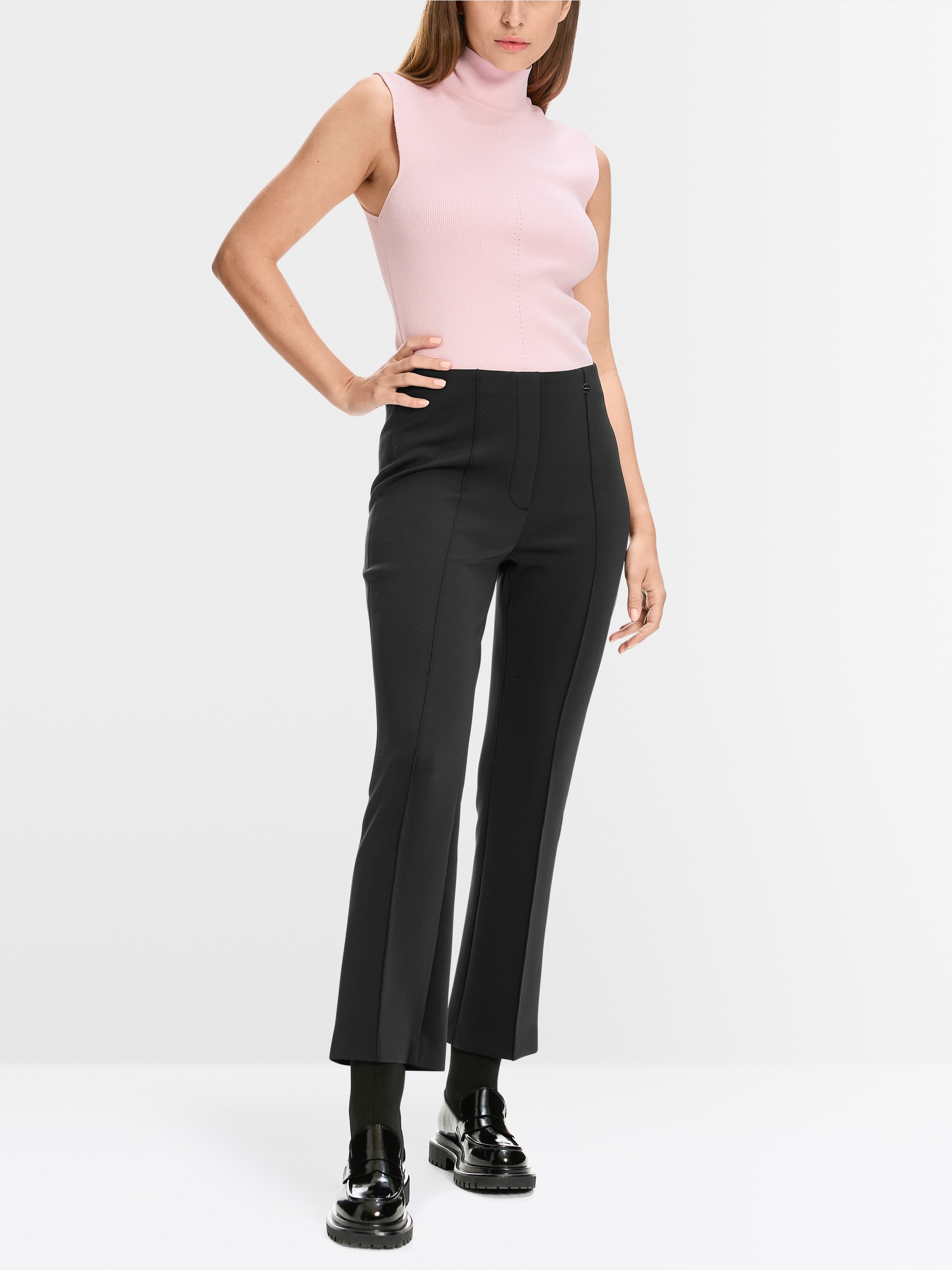 FREDERICA broek in scuba-jersey