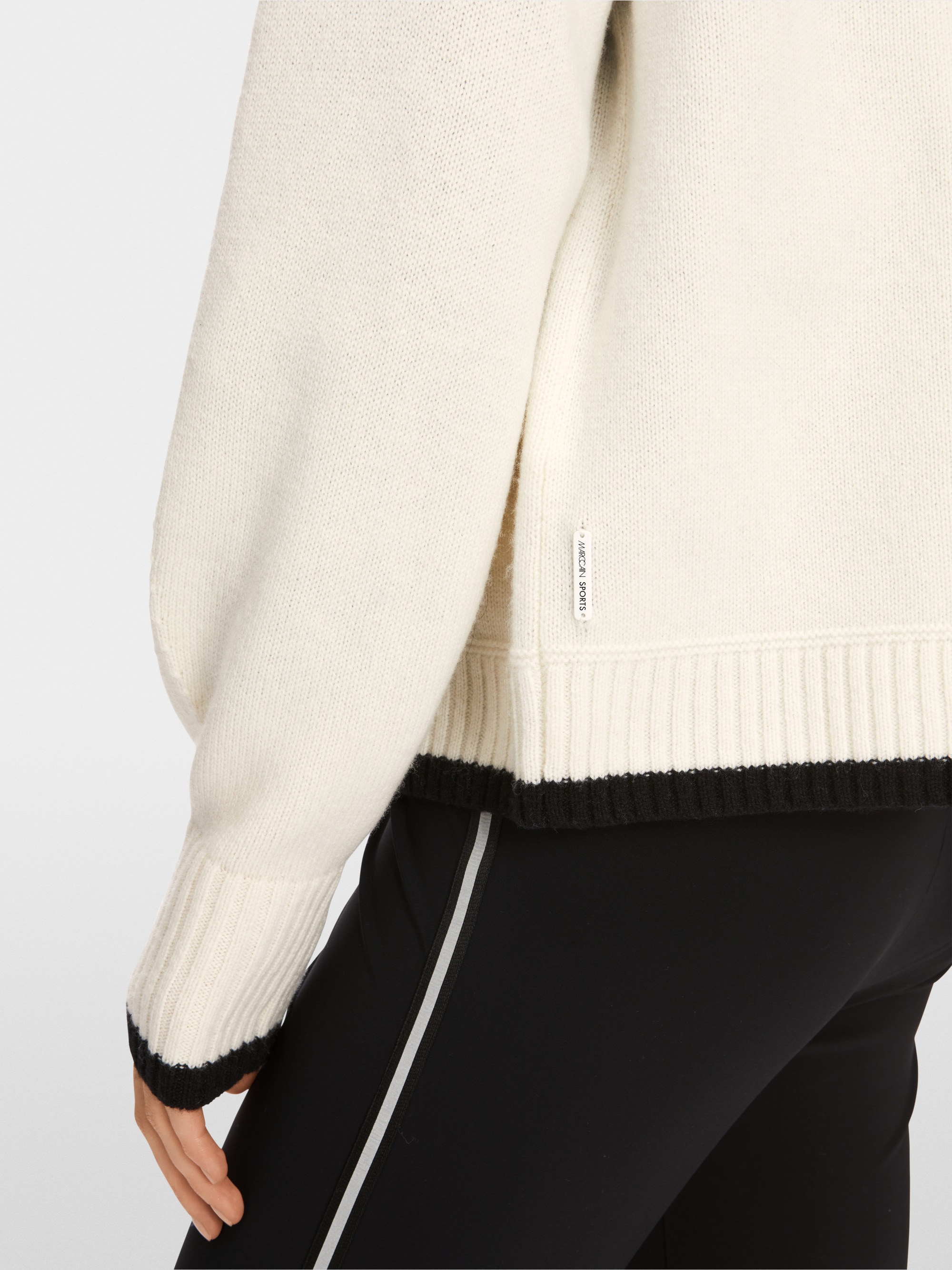 Sweat-shirt en mélange laine/cachemire