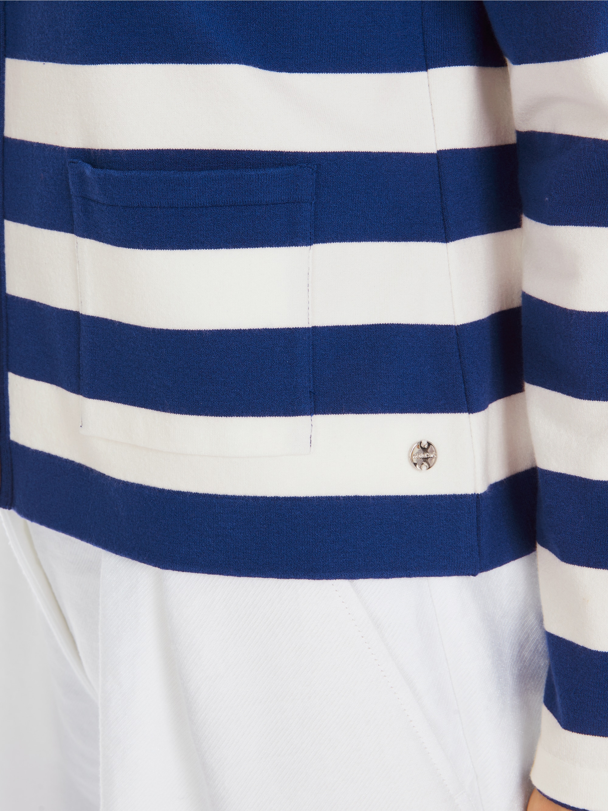 Cardigan rayé "Rethink Together"