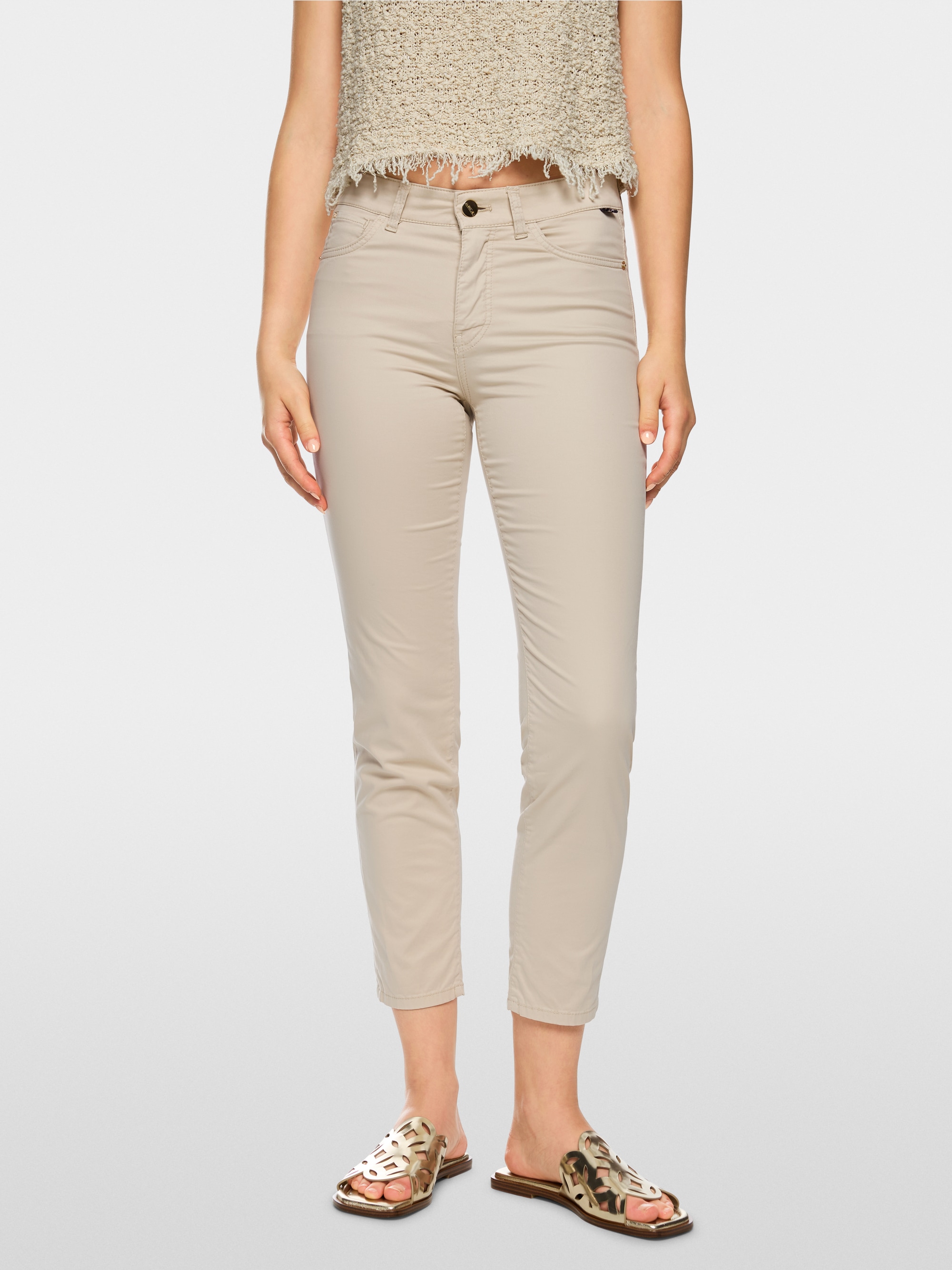 Pantalon cinq poches en uni - modèle SILEA