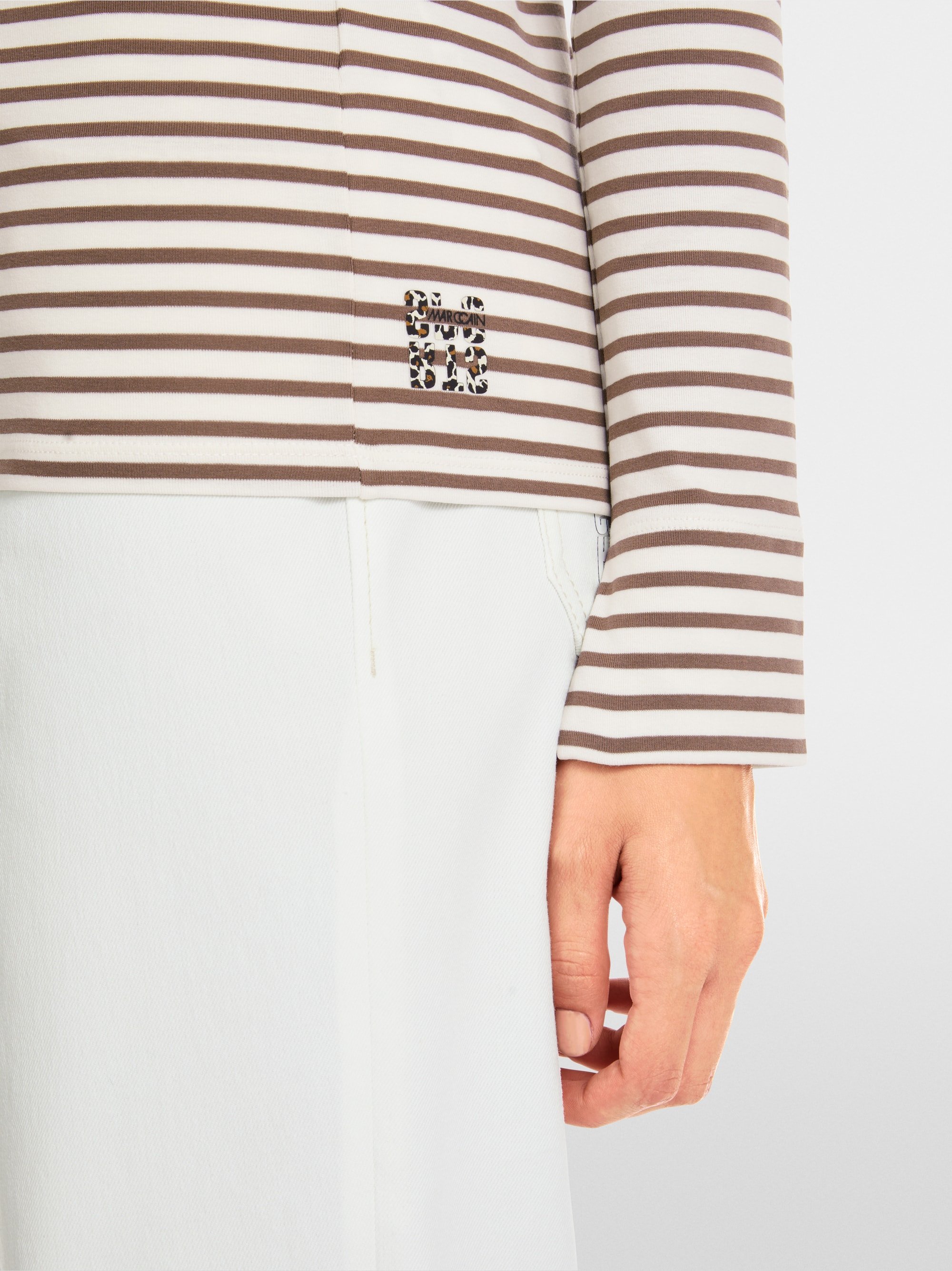 Longsleeve met gestreept patroon