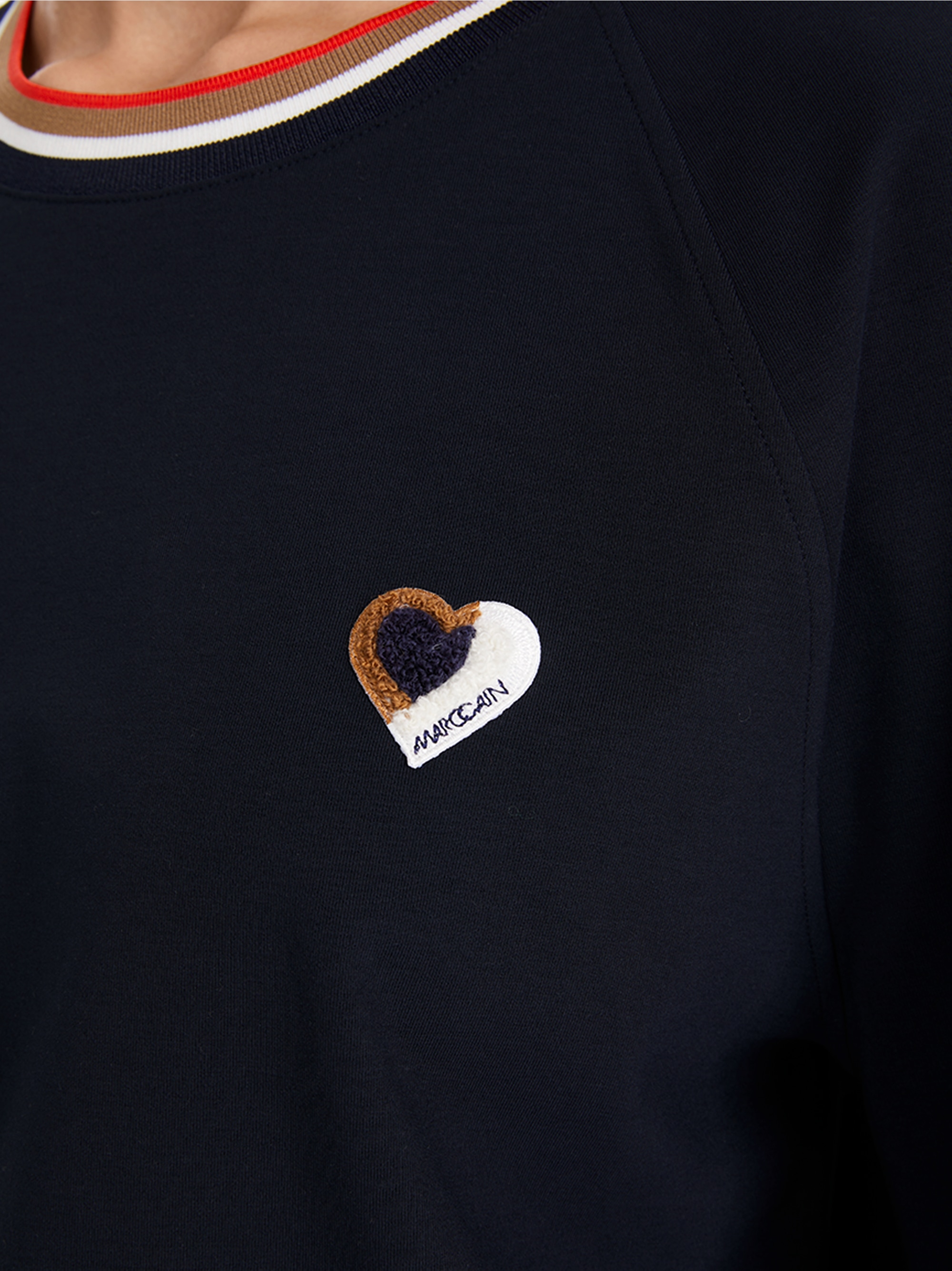 Cropped T-Shirt mit Kurzarm