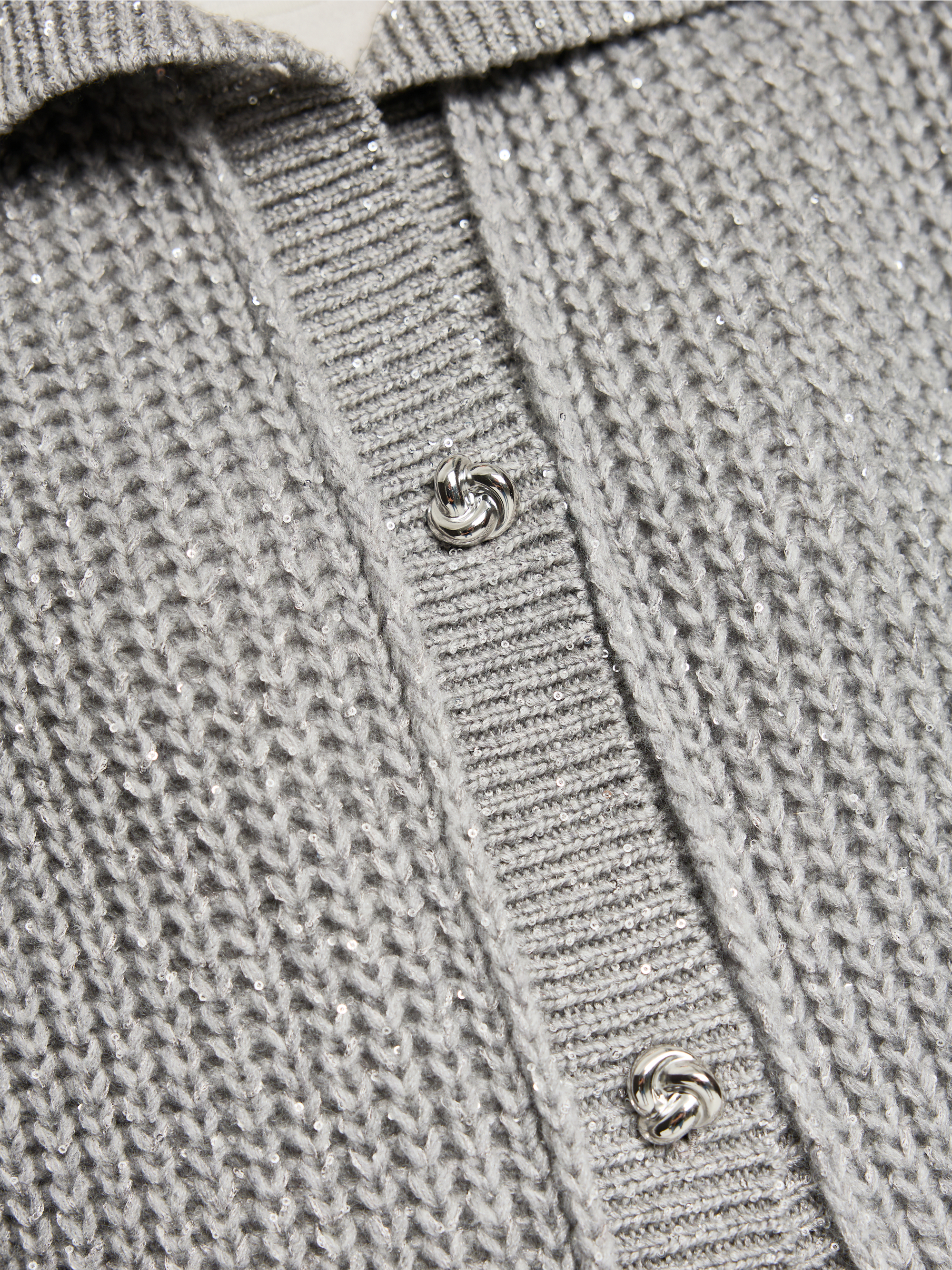 Lange gebreide mantel Knitted in Germany