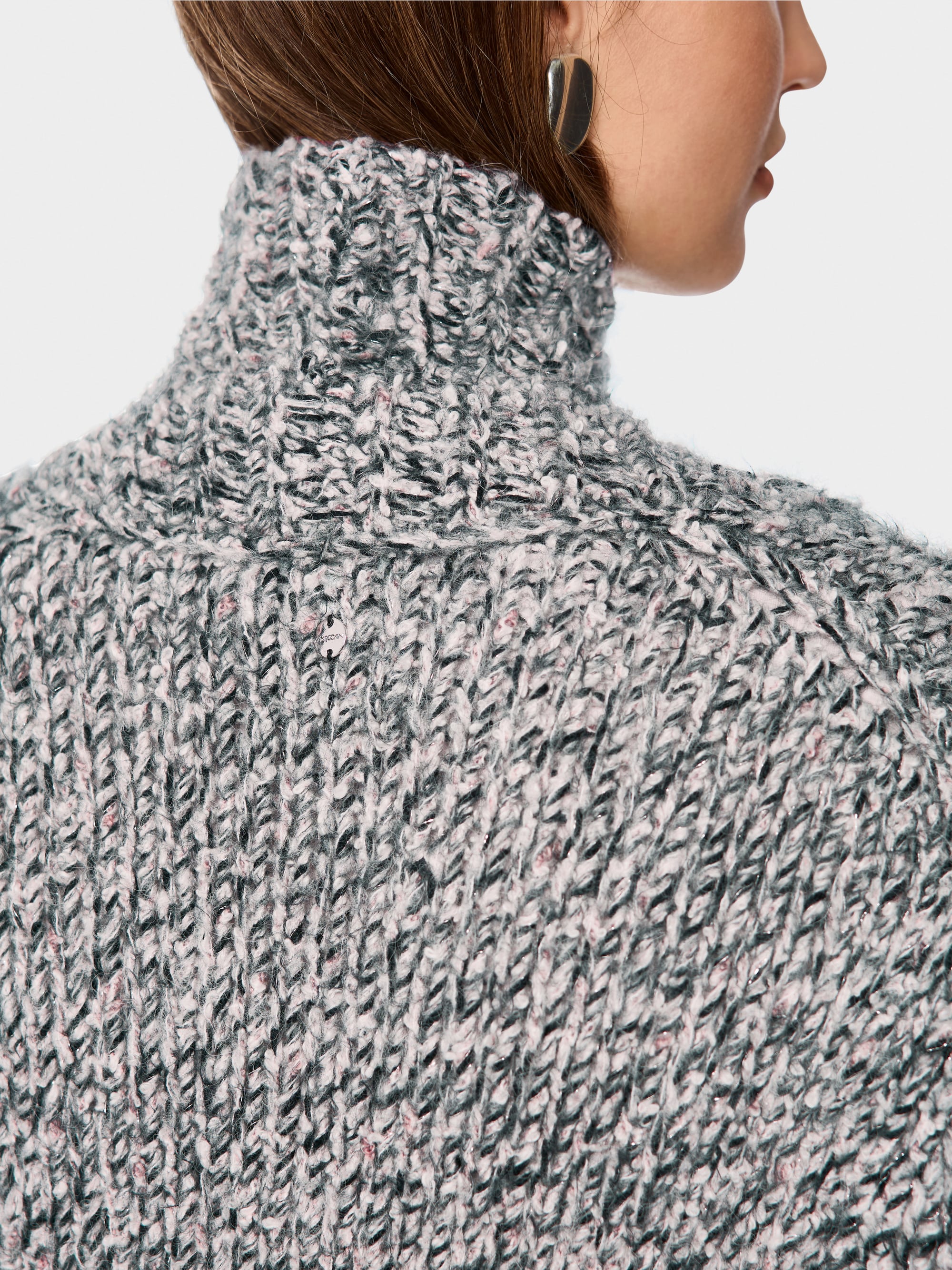 Knitted in Germany wool blend coat