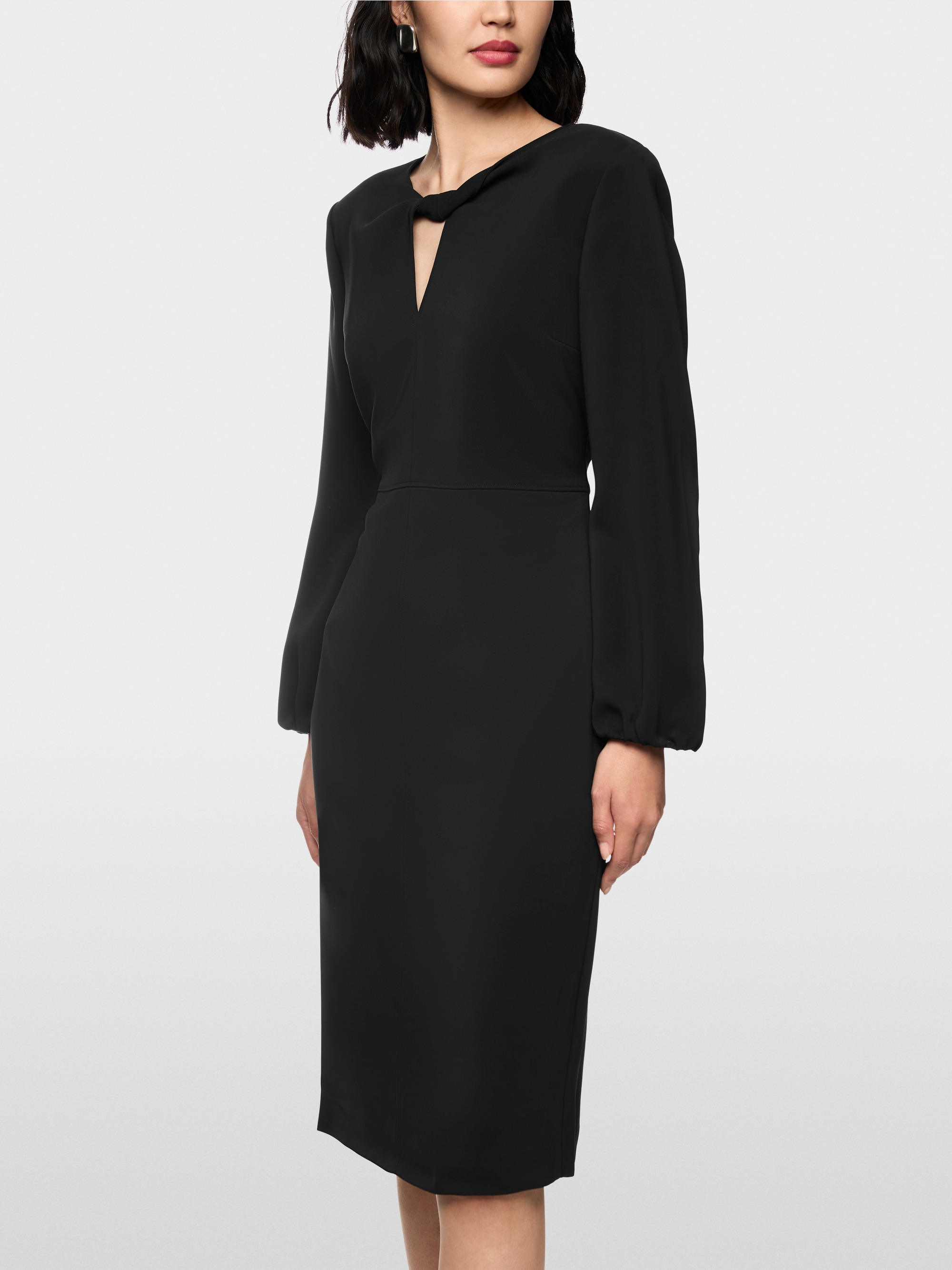Elegante jurk met overslagdetail