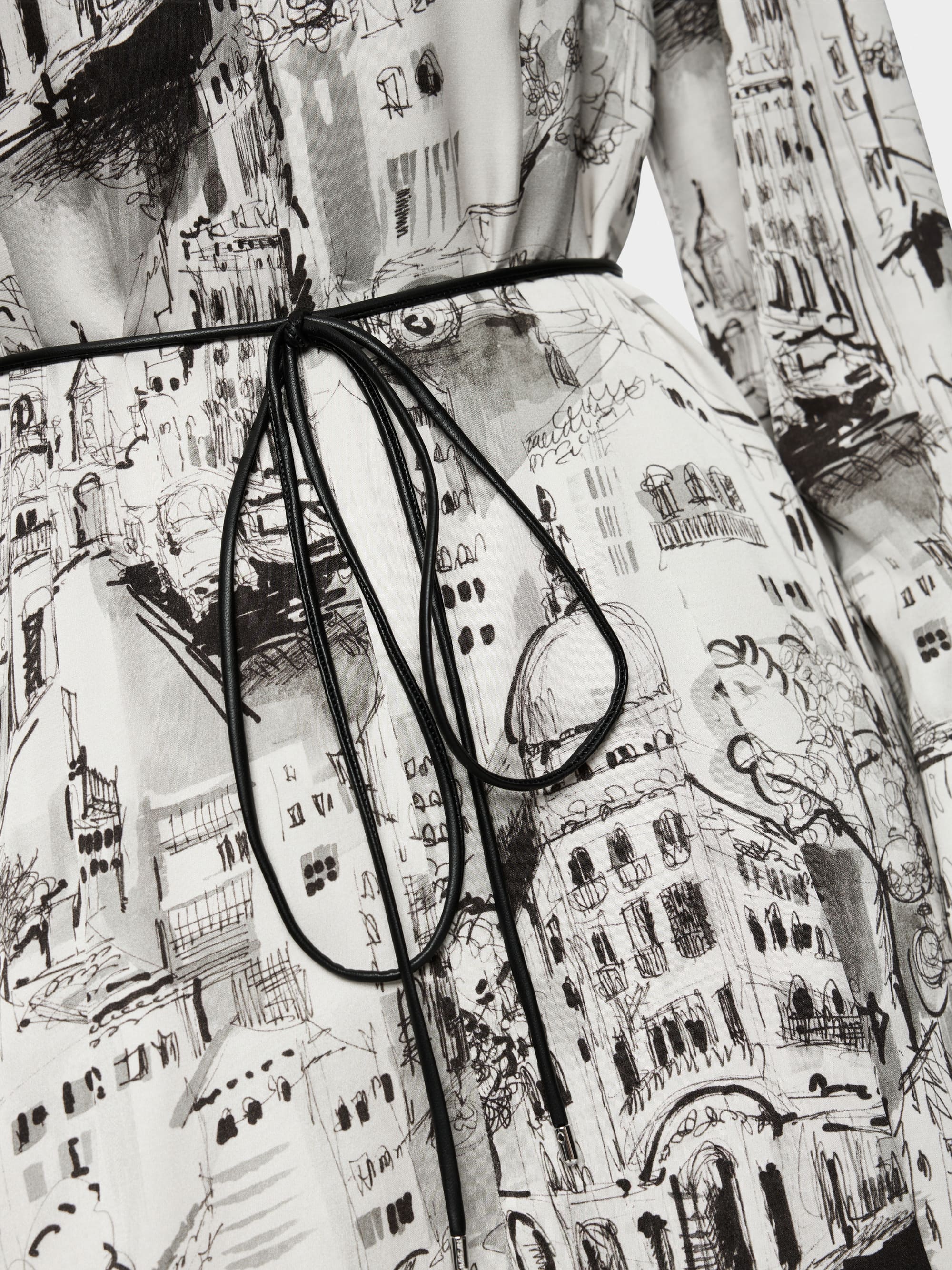 Robe imprimée en viscose