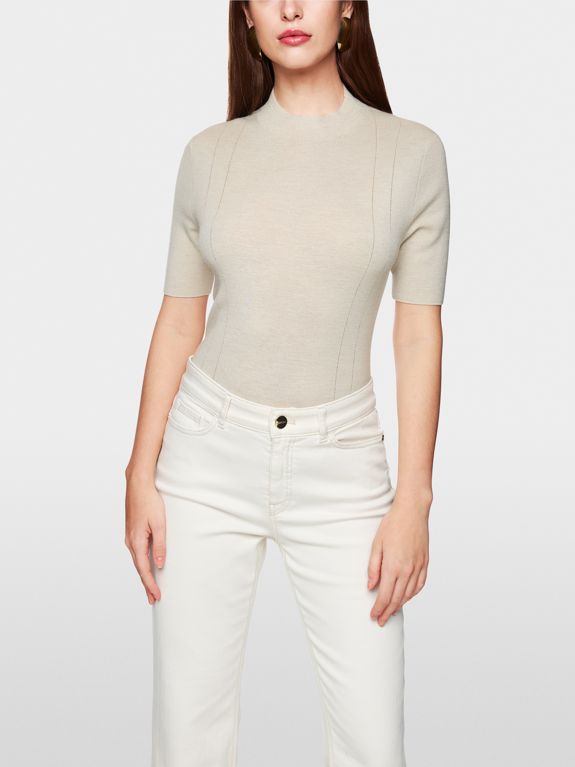 Pullover mit Lurex Details