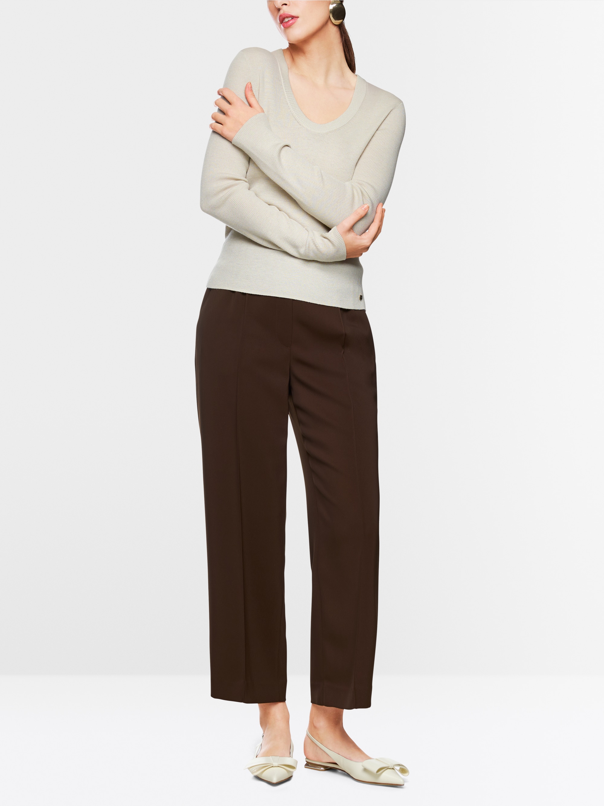 Rippstrick Pullover