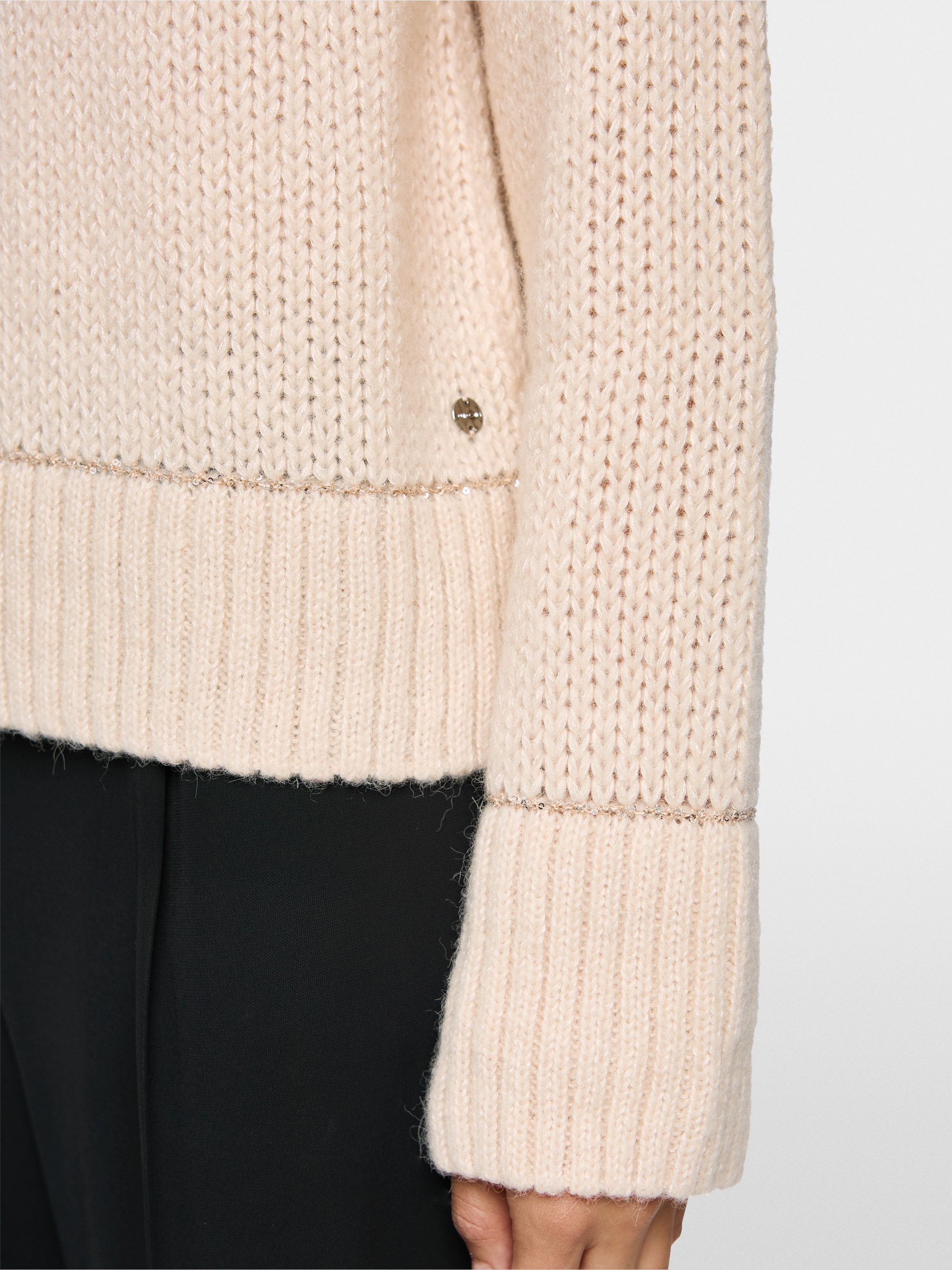 Grof gebreide trui, Knitted in Germany