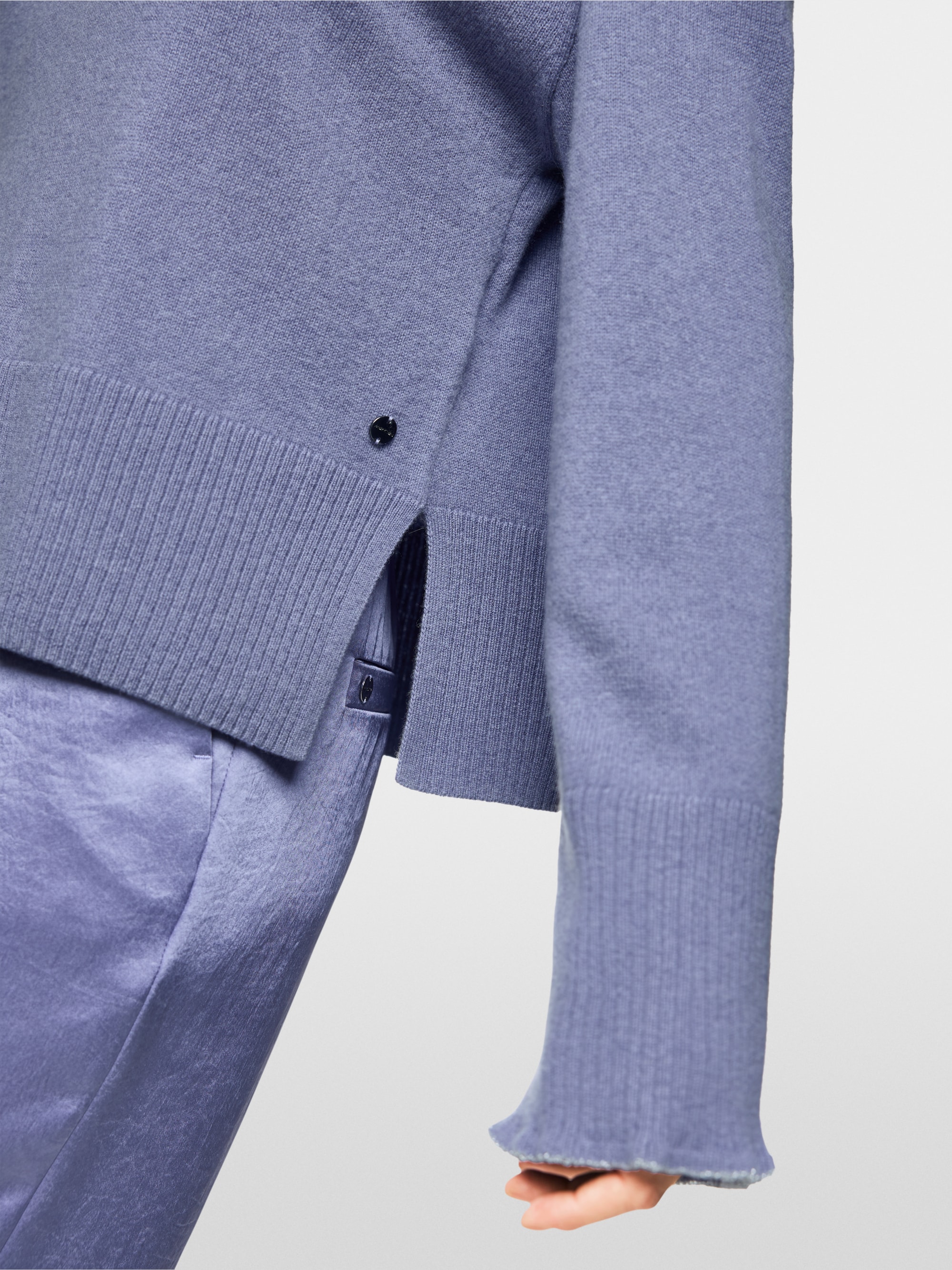 Trui met ruchedetails