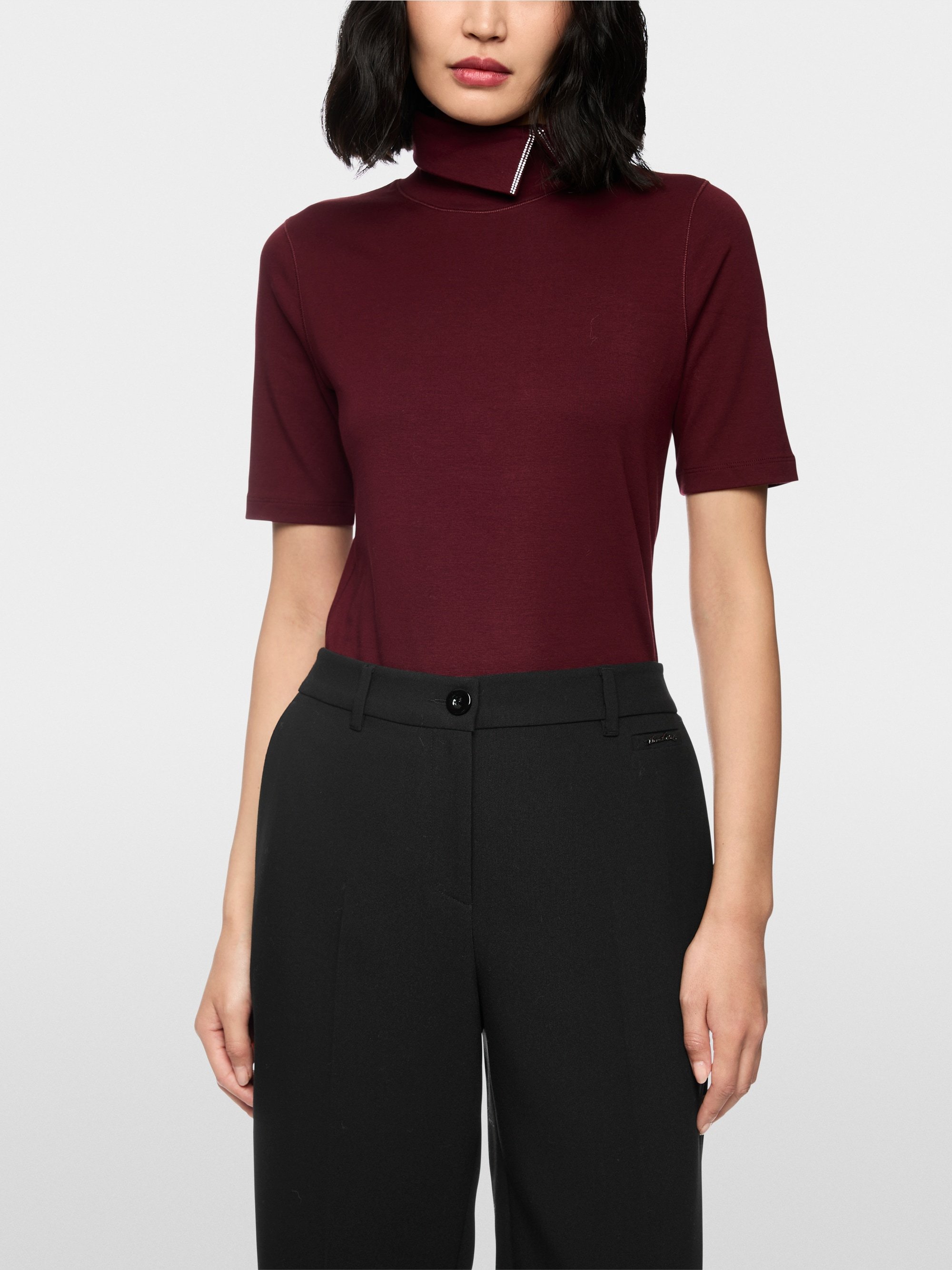 Turtleneck T-shirt