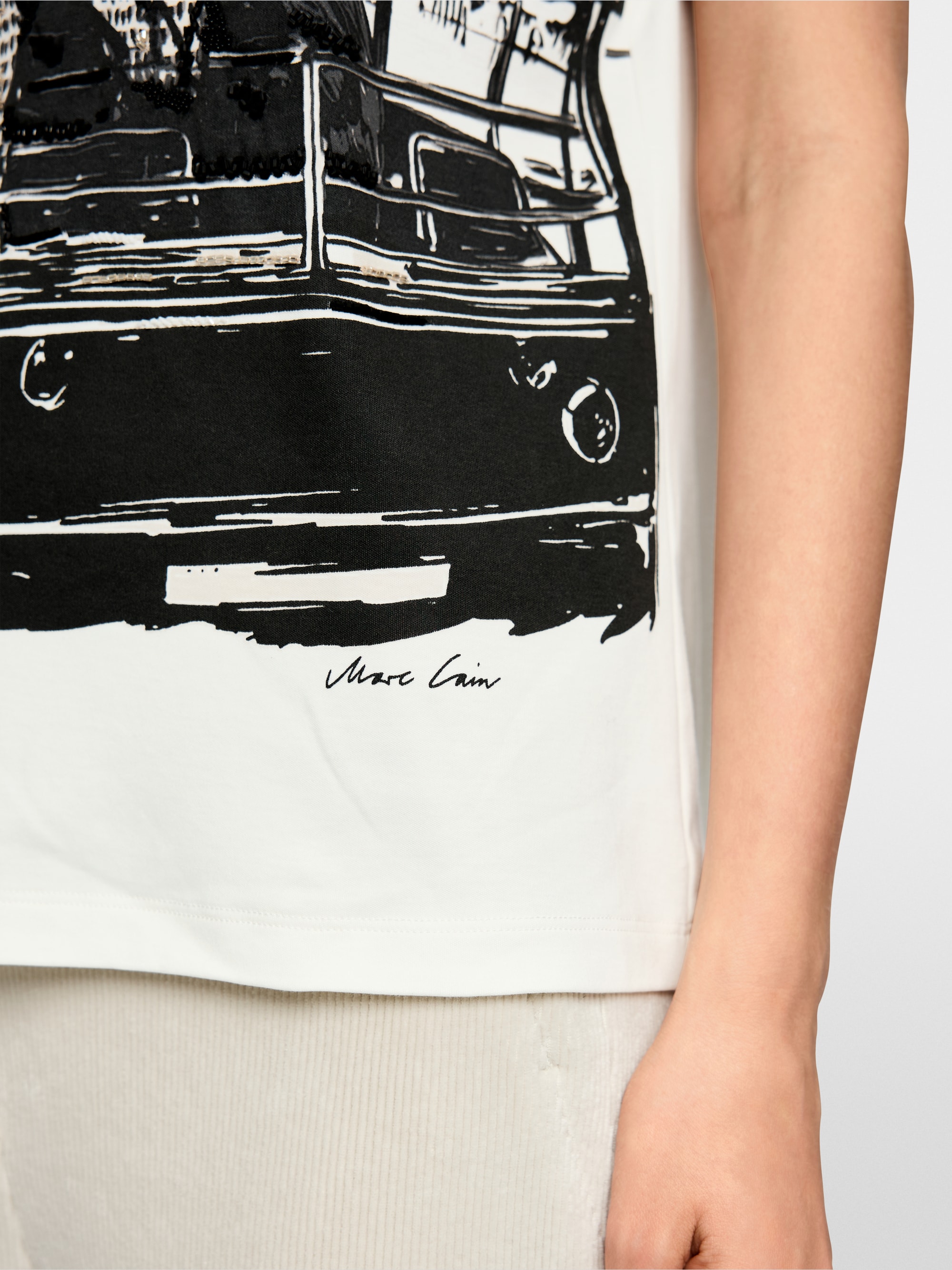 T-shirt avec imprimé panthère