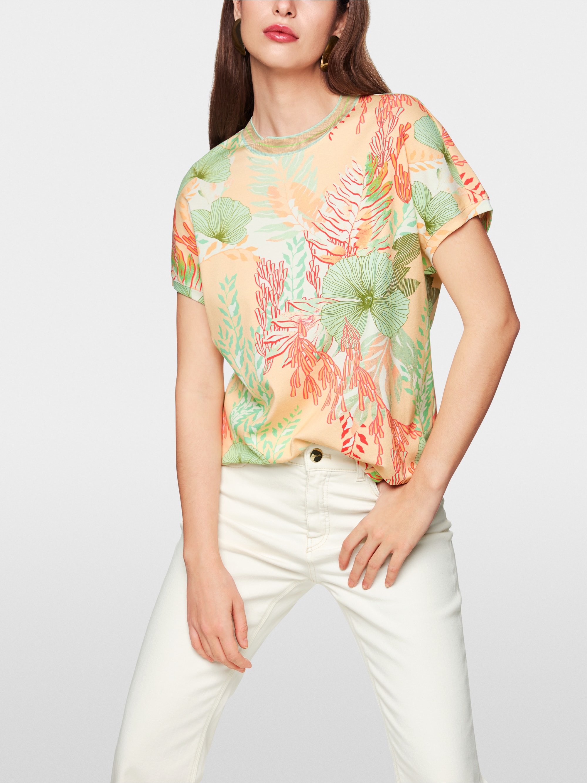 T-shirt à imprimé floral