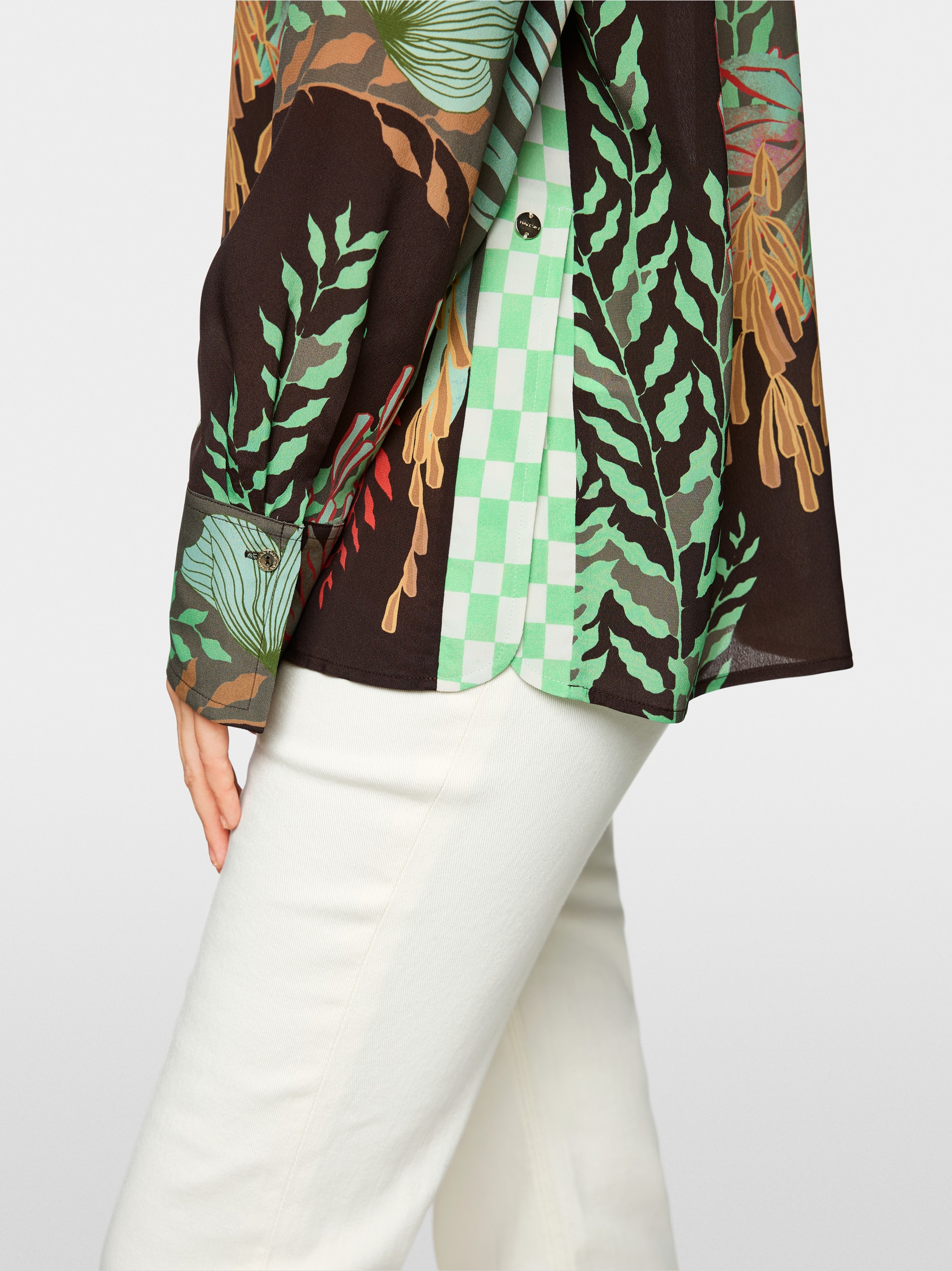 Leichte Bluse mit floralem Print