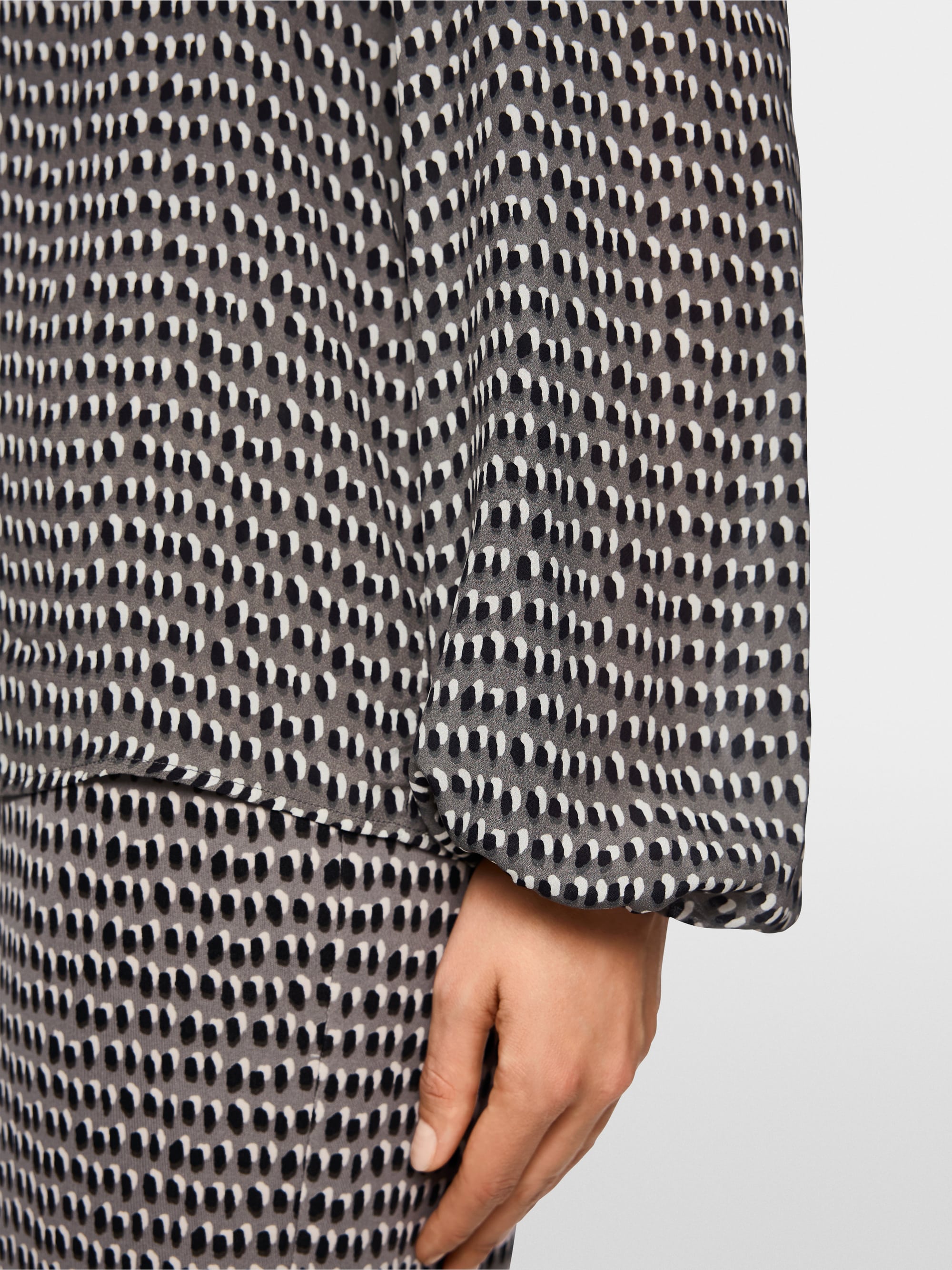 Blouse van viscose met sprinklesprint