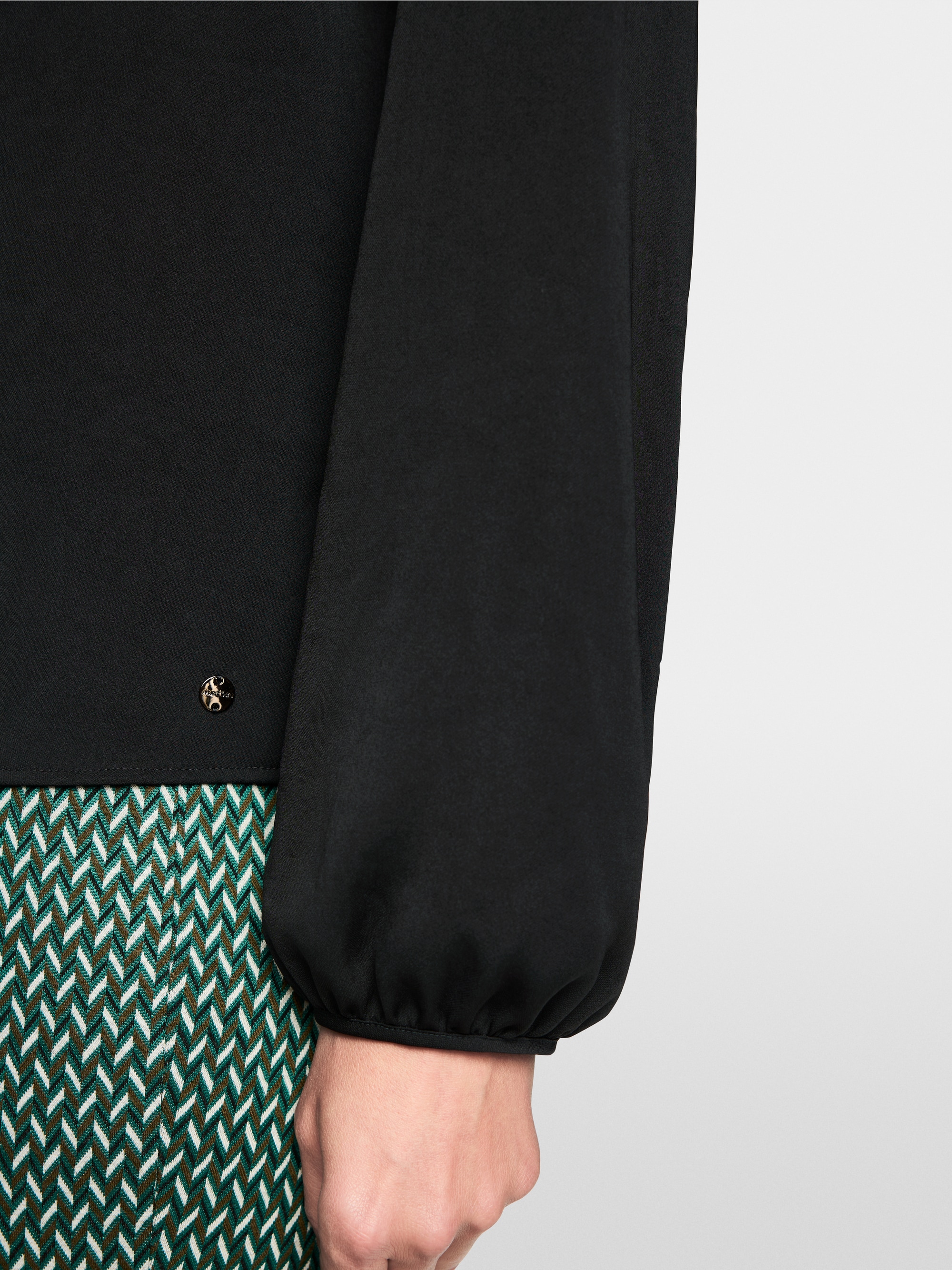 Bluse mit Stehkragen "Rethink Together"