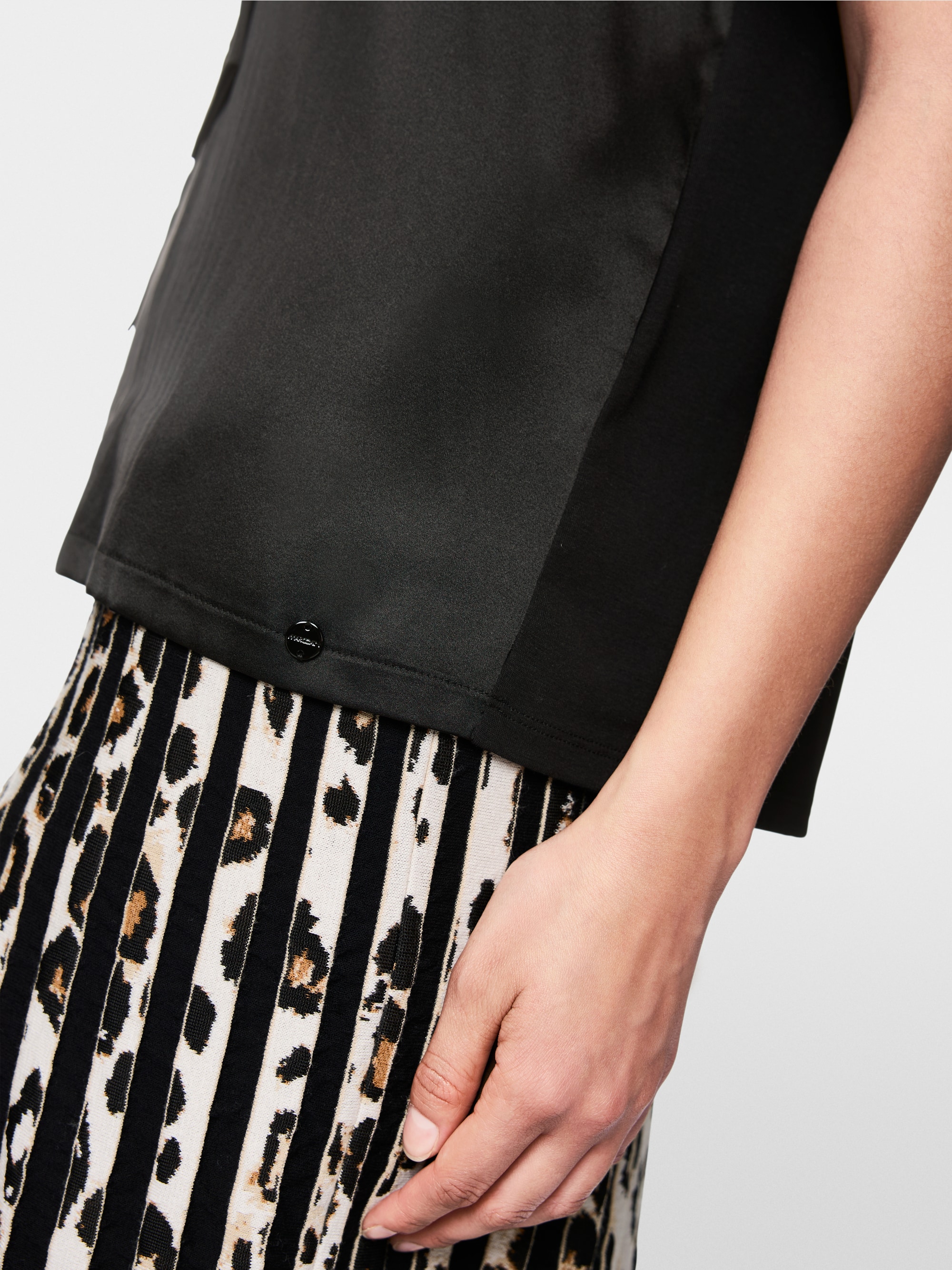 Blouse-chemise à col lavallière