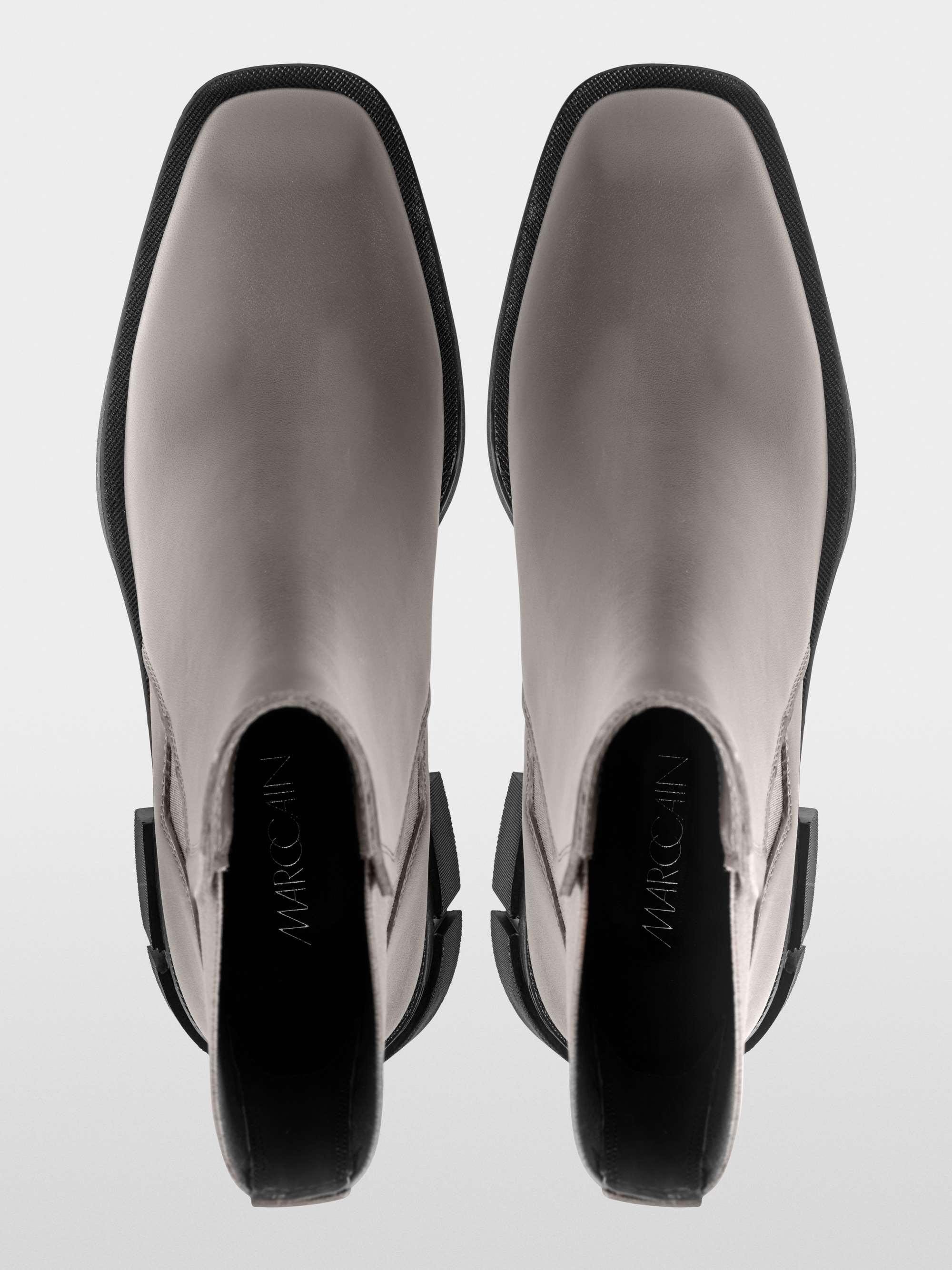 Bottines Chelsea à talons larges