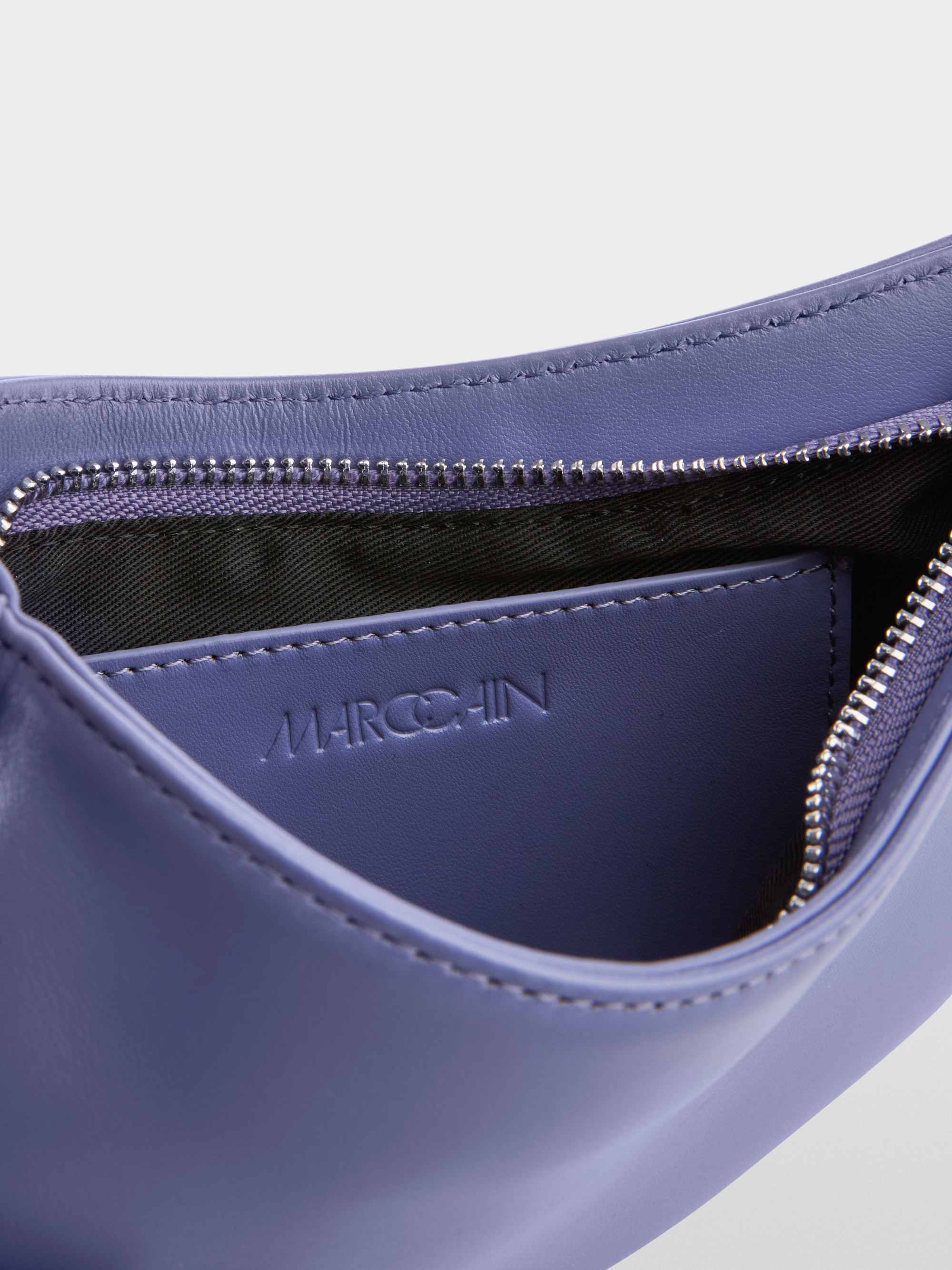 Kleine Schultertasche aus Ziegenleder
