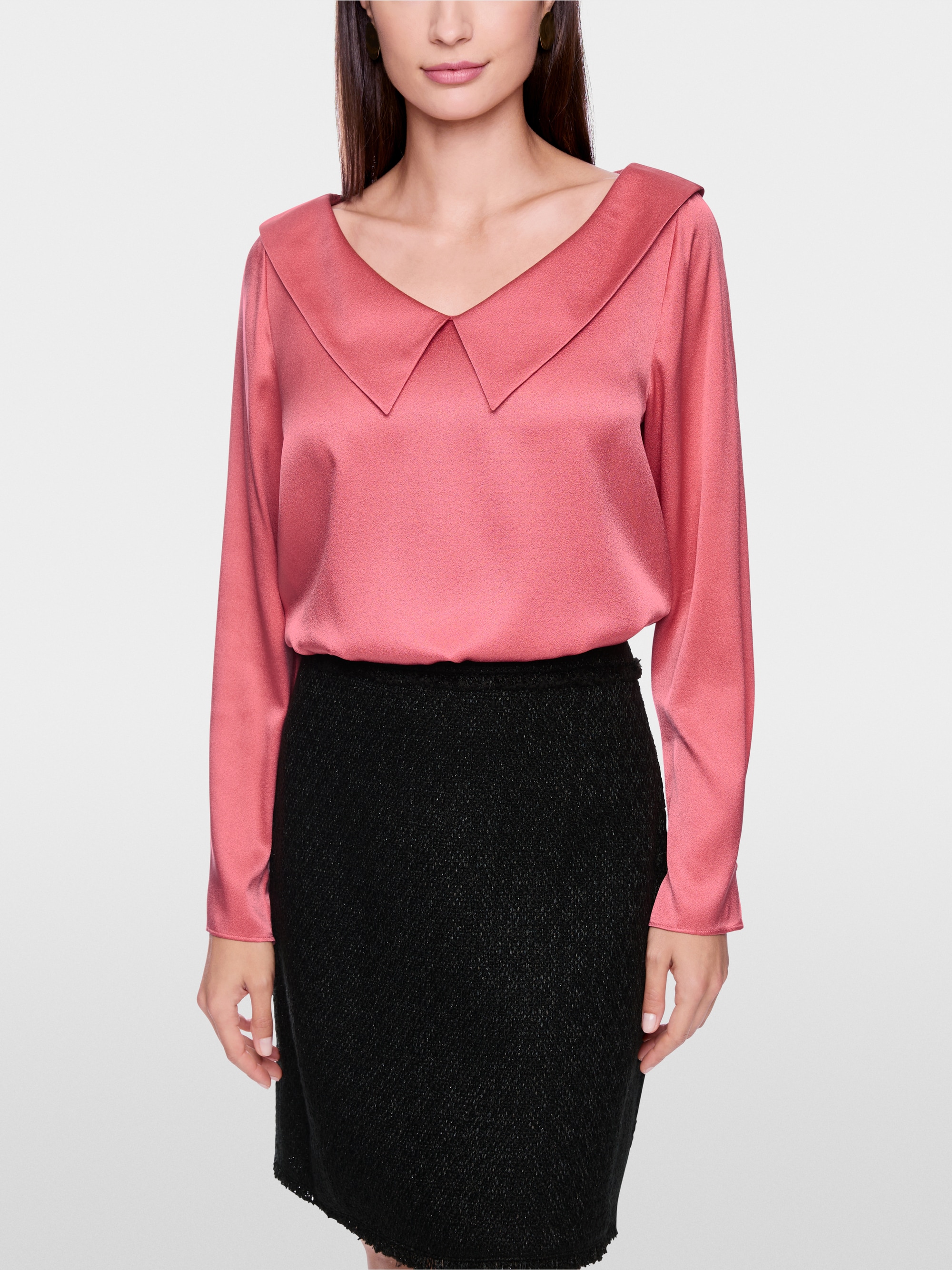 Elegante zijden blouse