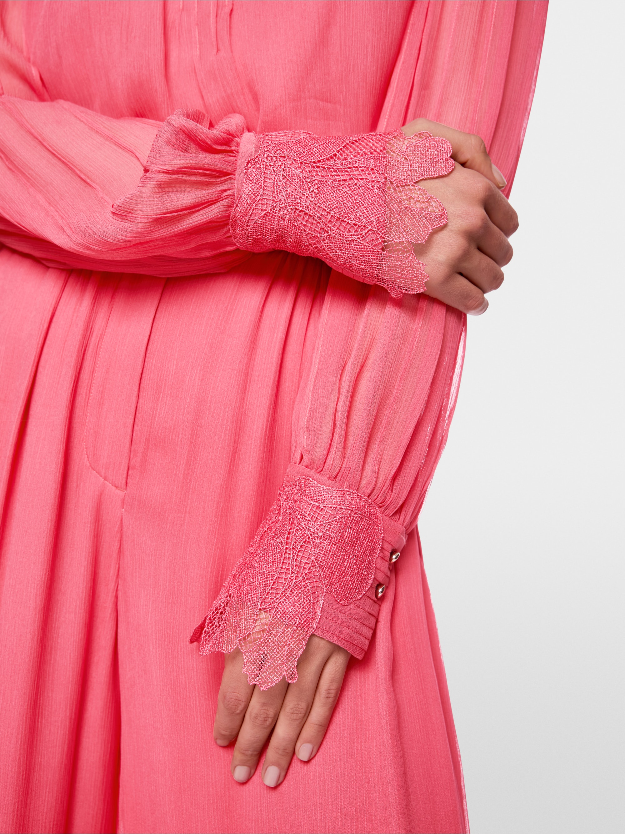 Bluse aus zartem Viskose-Crêpe