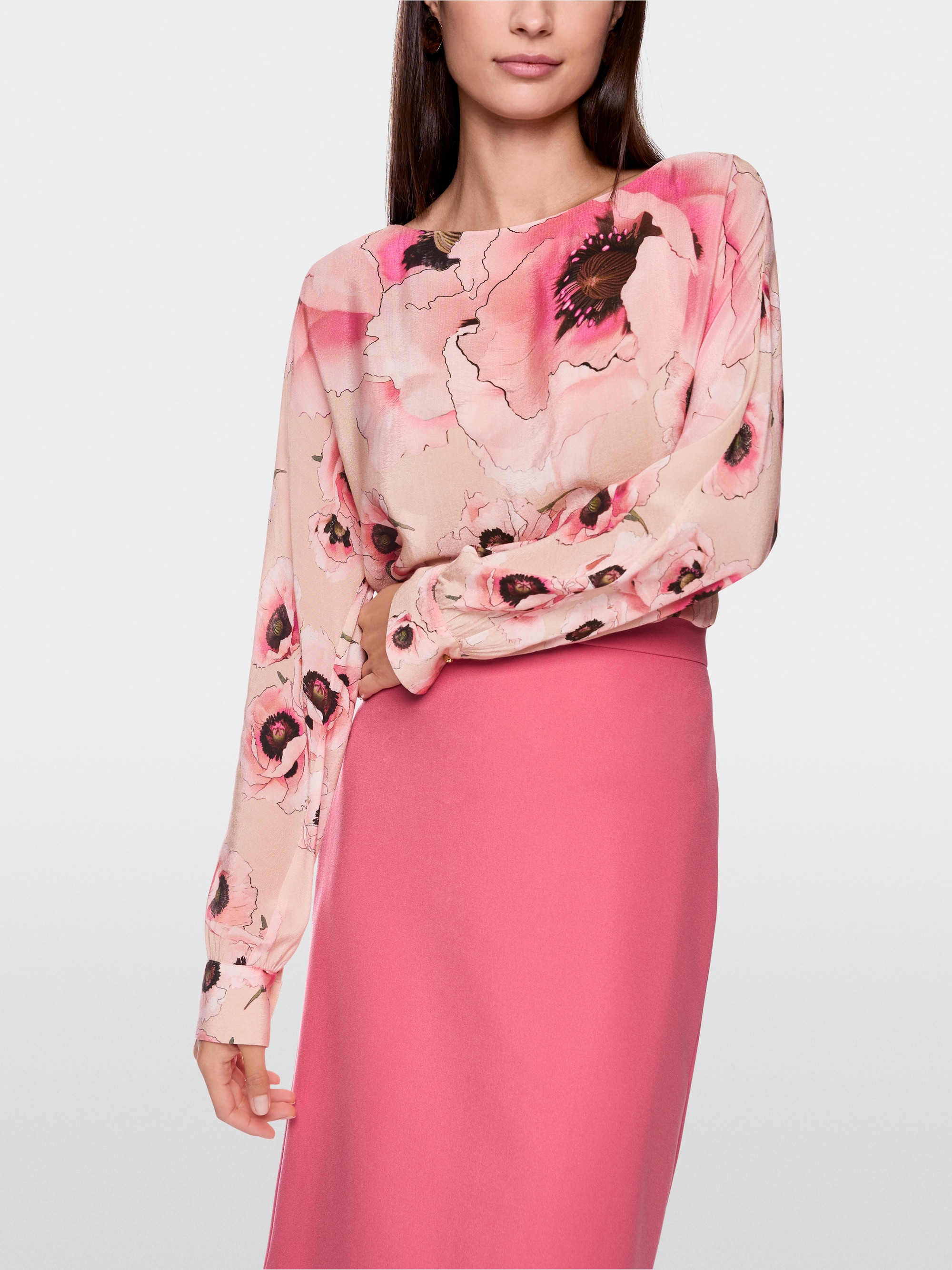 Lockere Viskose-Bluse
