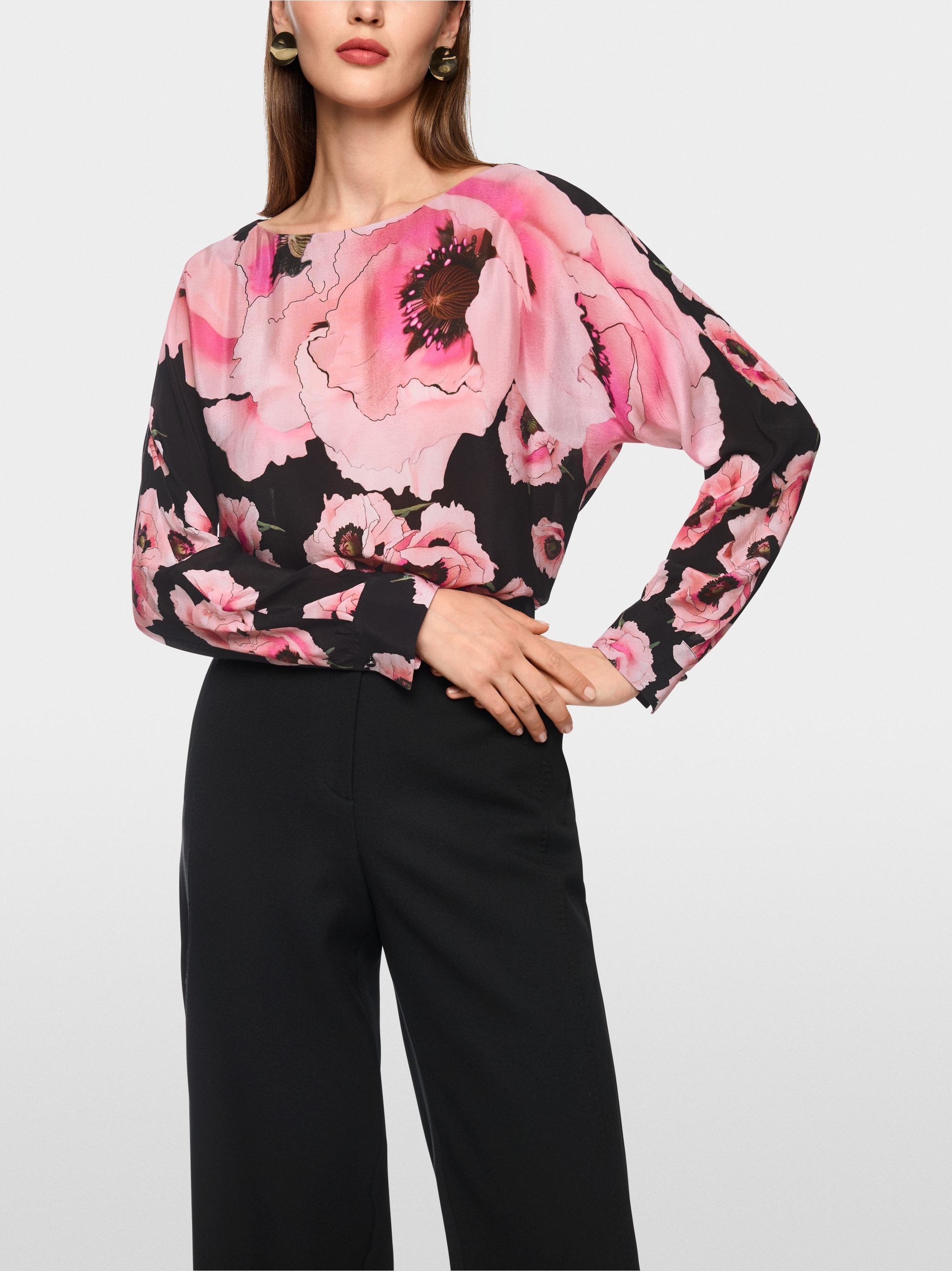 Lockere Viskose-Bluse