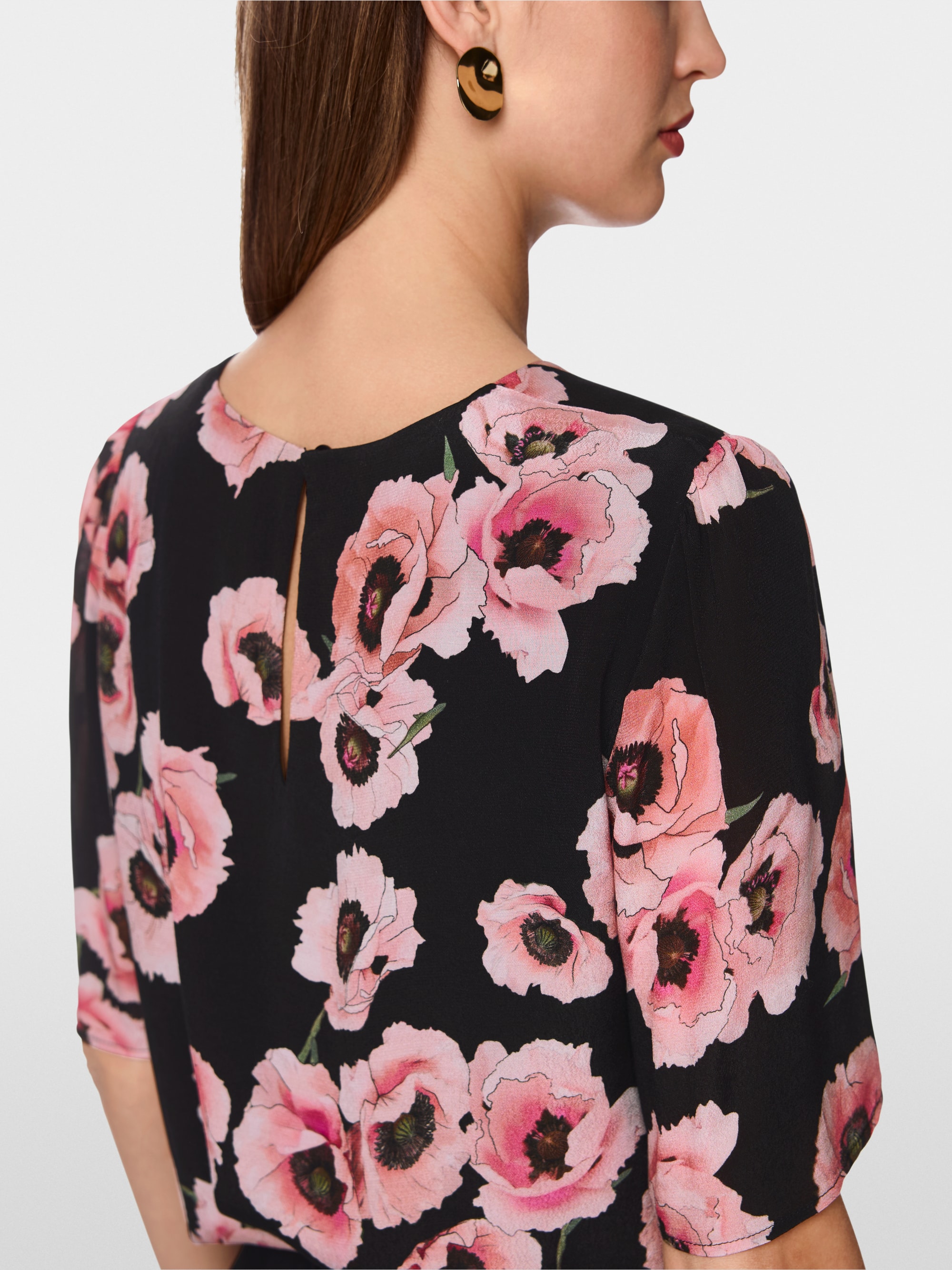 Blouseshirt met bloemenmotief