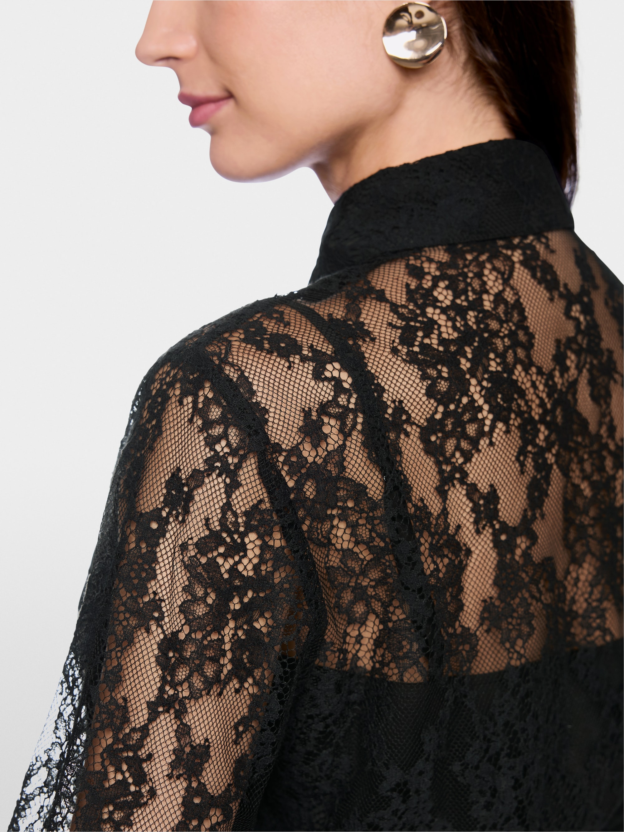 Bluse aus Spitze
