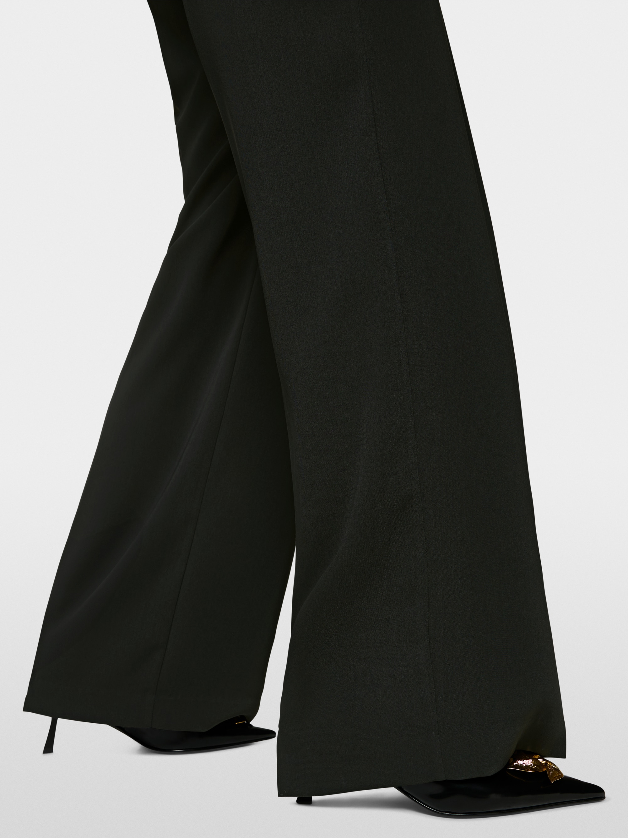 Pantalon large à taille paperbag WICHITA