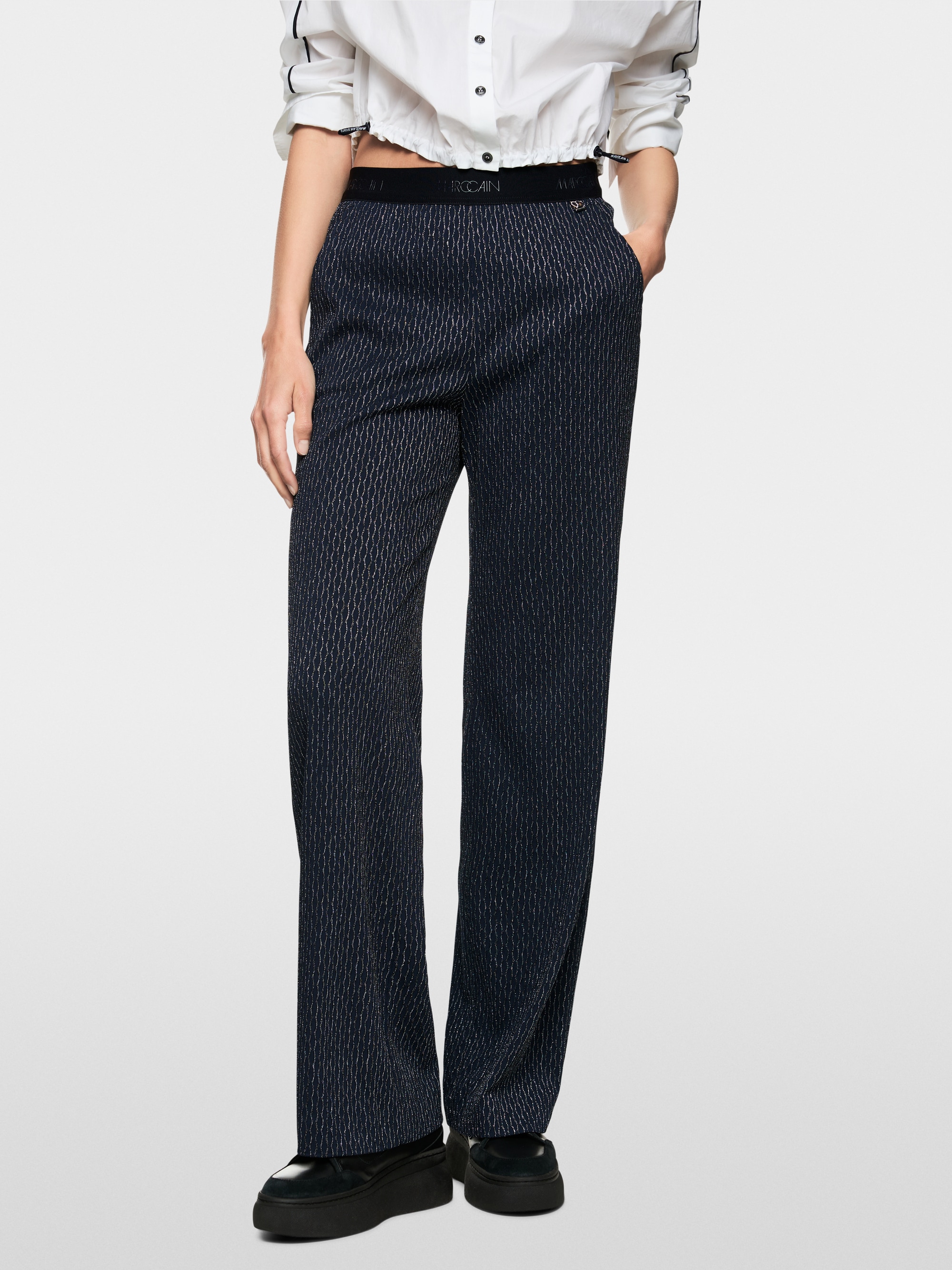 Pantalon WASHINGTON avec détails pailletés